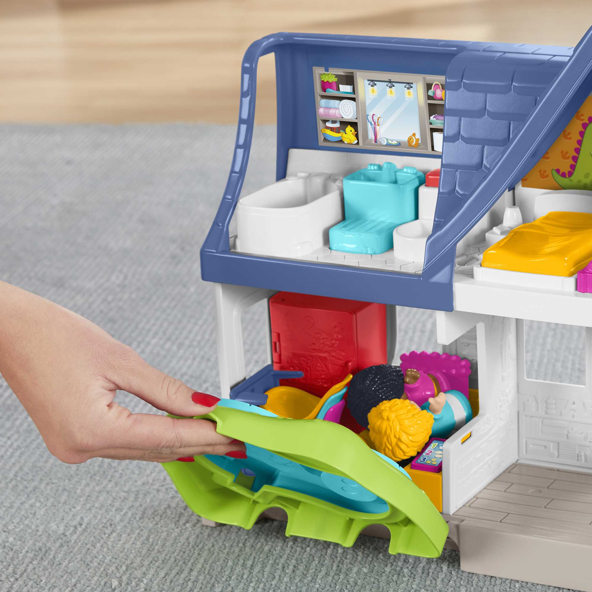 Little People Friends Together Play House Version Anglaise et Française - Image 5
