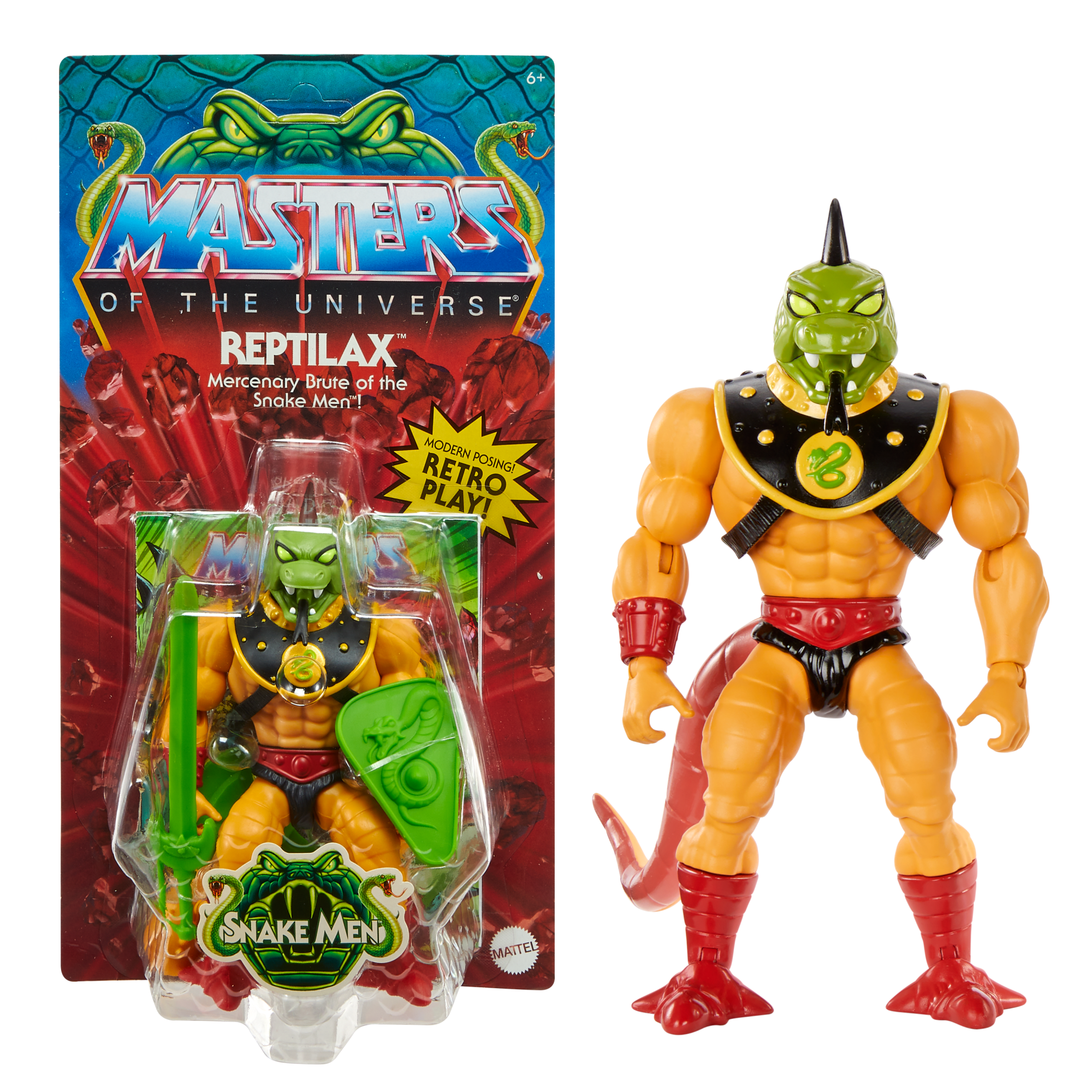 Masters of the Universe Origins Reptilax Action Figure - Image 6