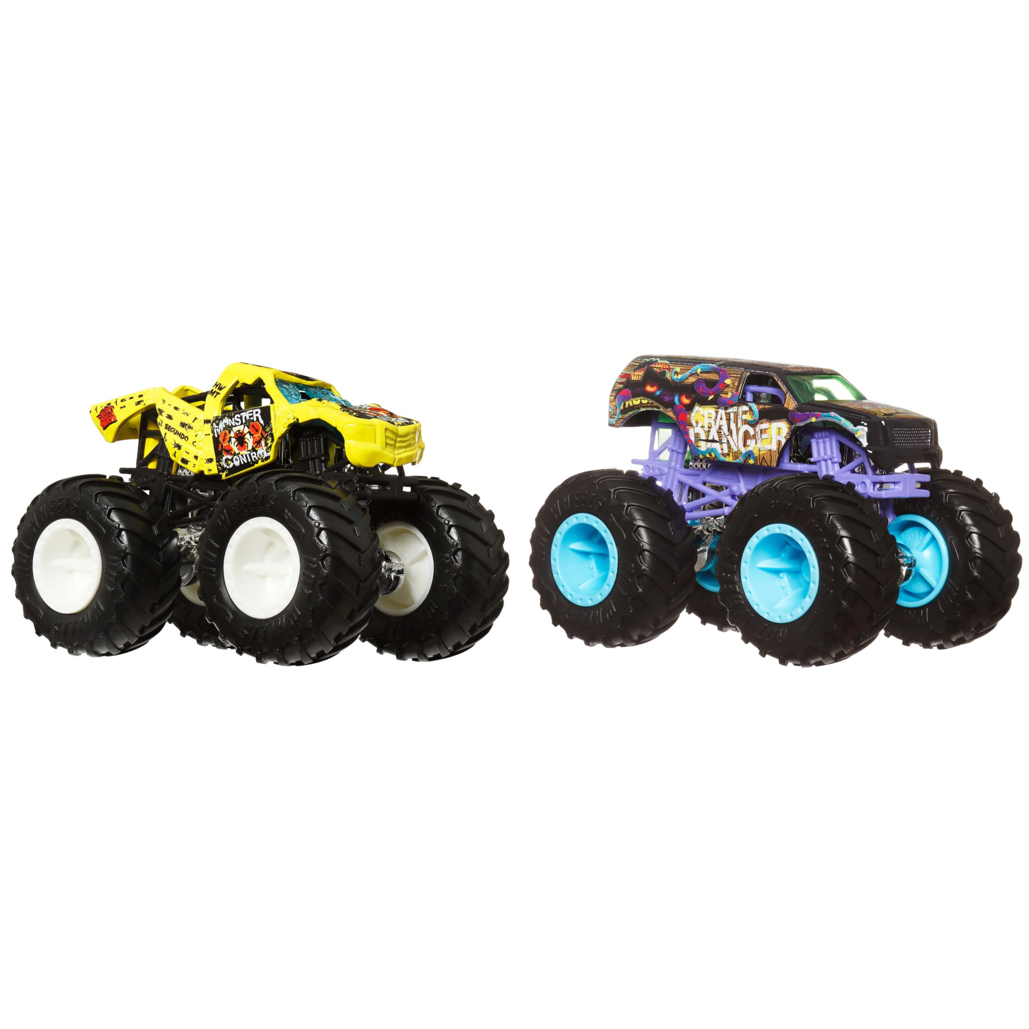 Hot Wheels Monster Trucks Demolition Doubles. 2-Pack Of 1:64 Scale Toy Trucks - Image 3