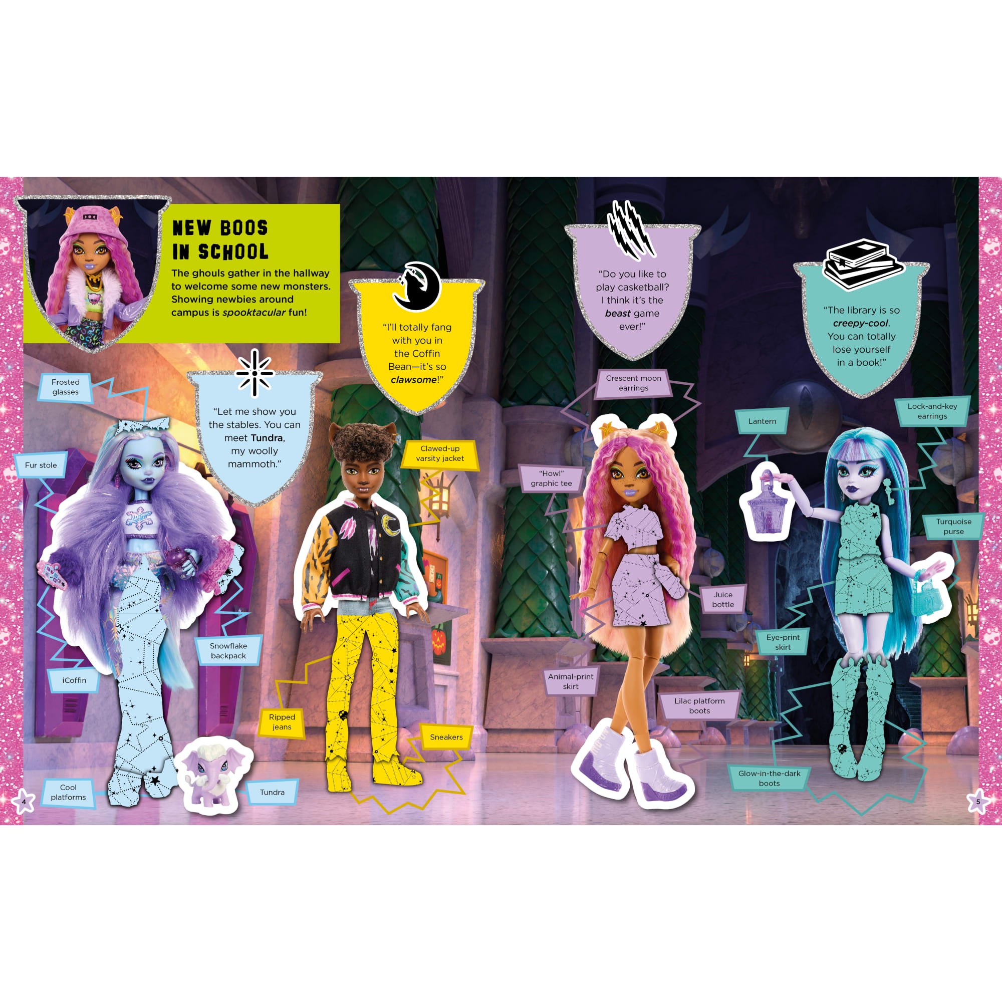 Monster High: Dress-Up Sticker Book (Ages 6+) | Mattel - Image 4
