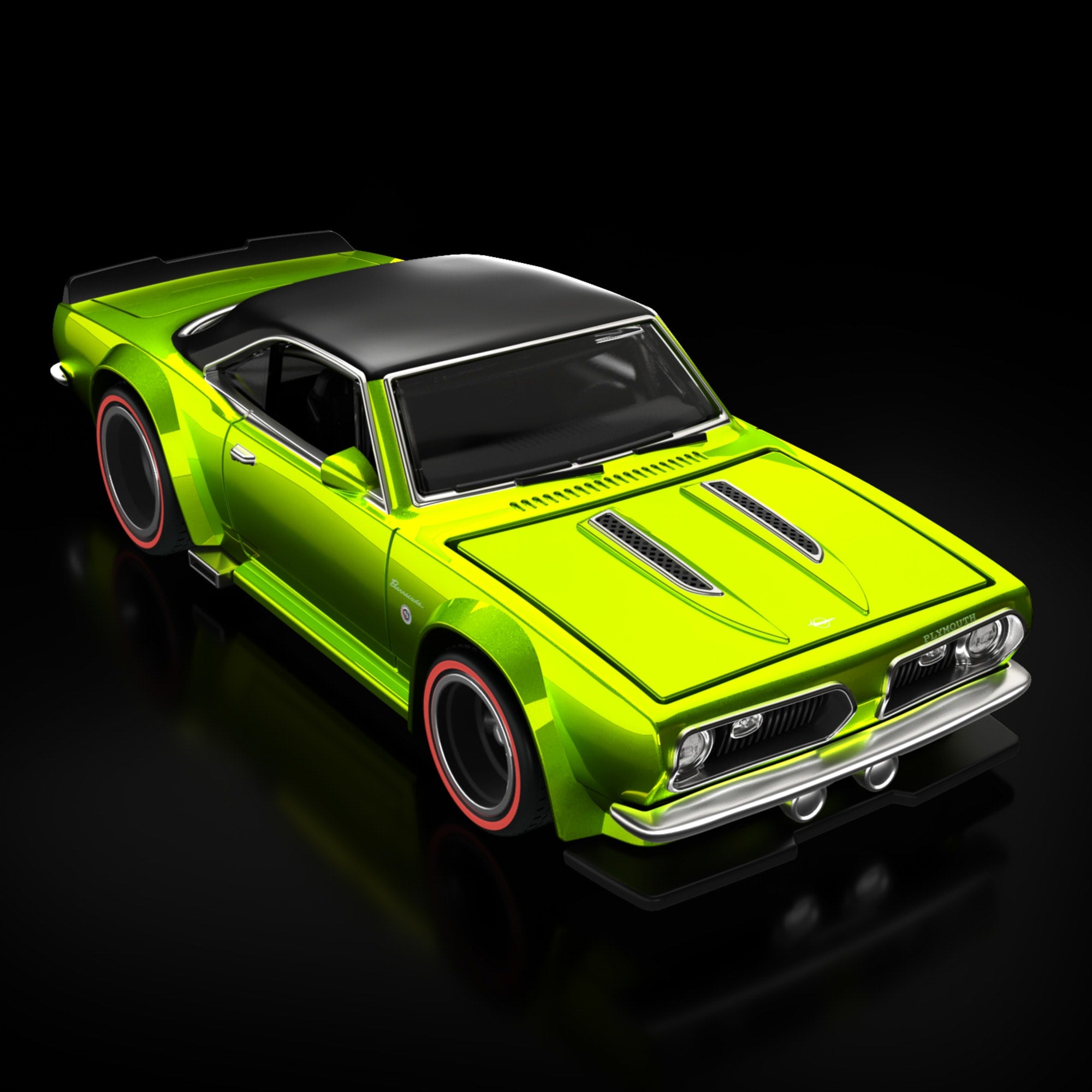 Hot Wheels RLC Exclusive sELECTIONs 1968 Custom Plymouth Barracuda - Image 4