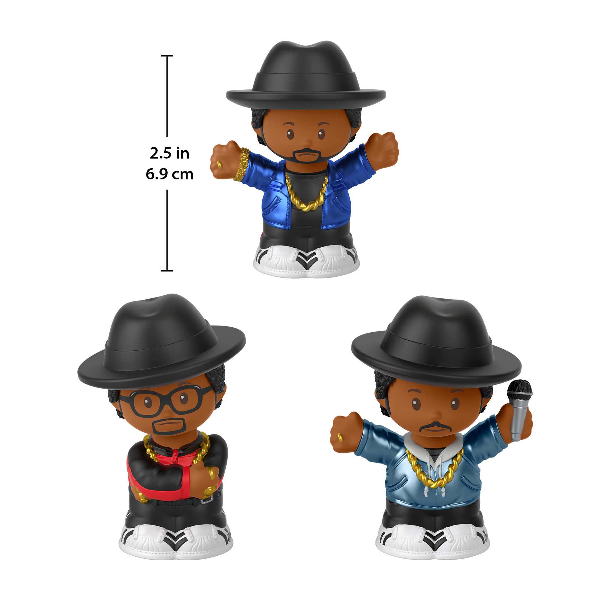 Fisher-Price Little People Collector Run DMC Special Edition Figure Set. 3 Figurines - Image 3
