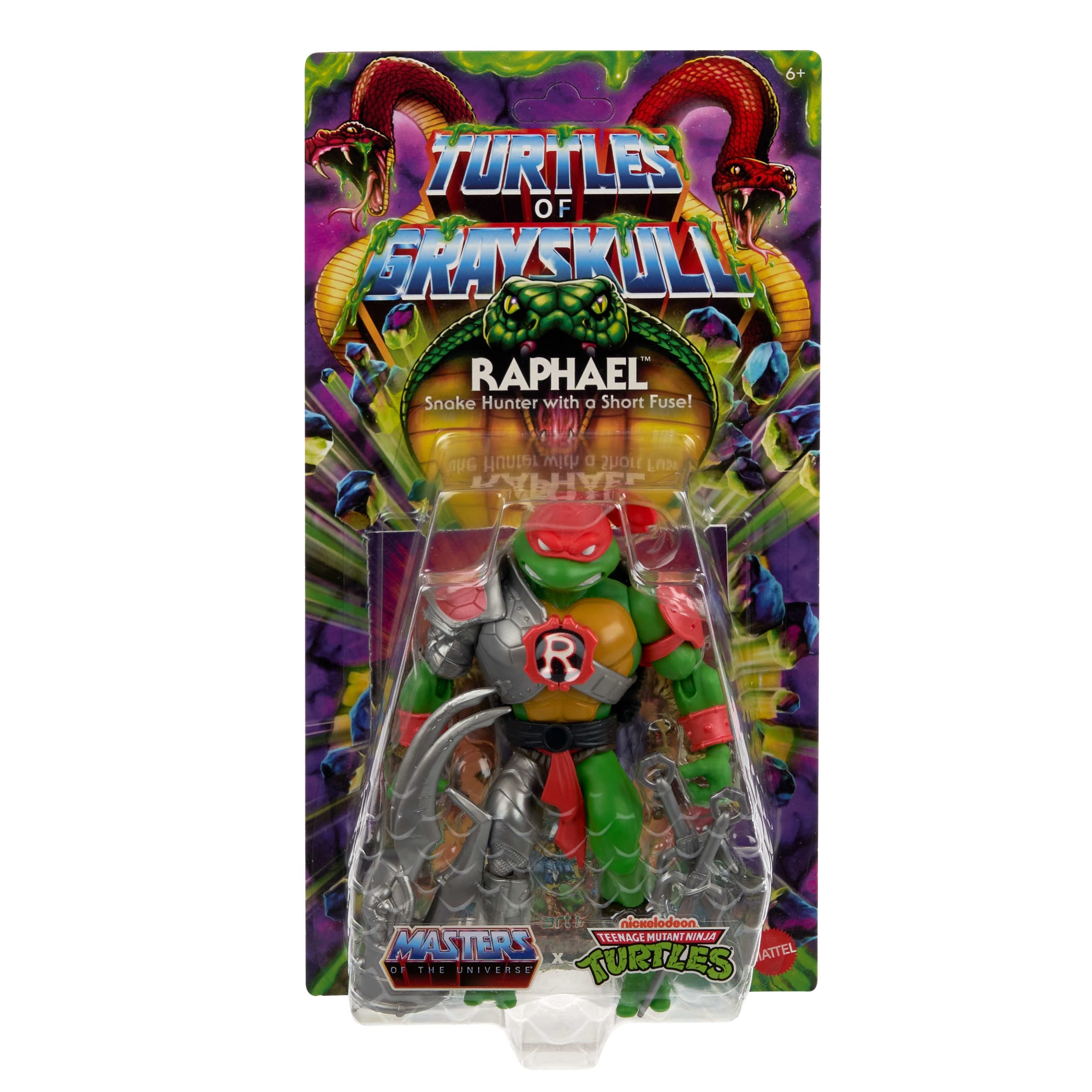 Masters of the Universe Turtles of Grayskull Figura de Acción Raphael de 5.5 pulgadas - Image 2