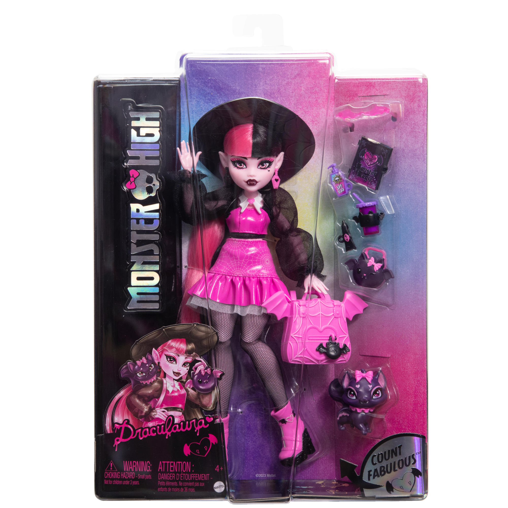 Monster High Muñeca Draculaura Nuevo Look - Image 6