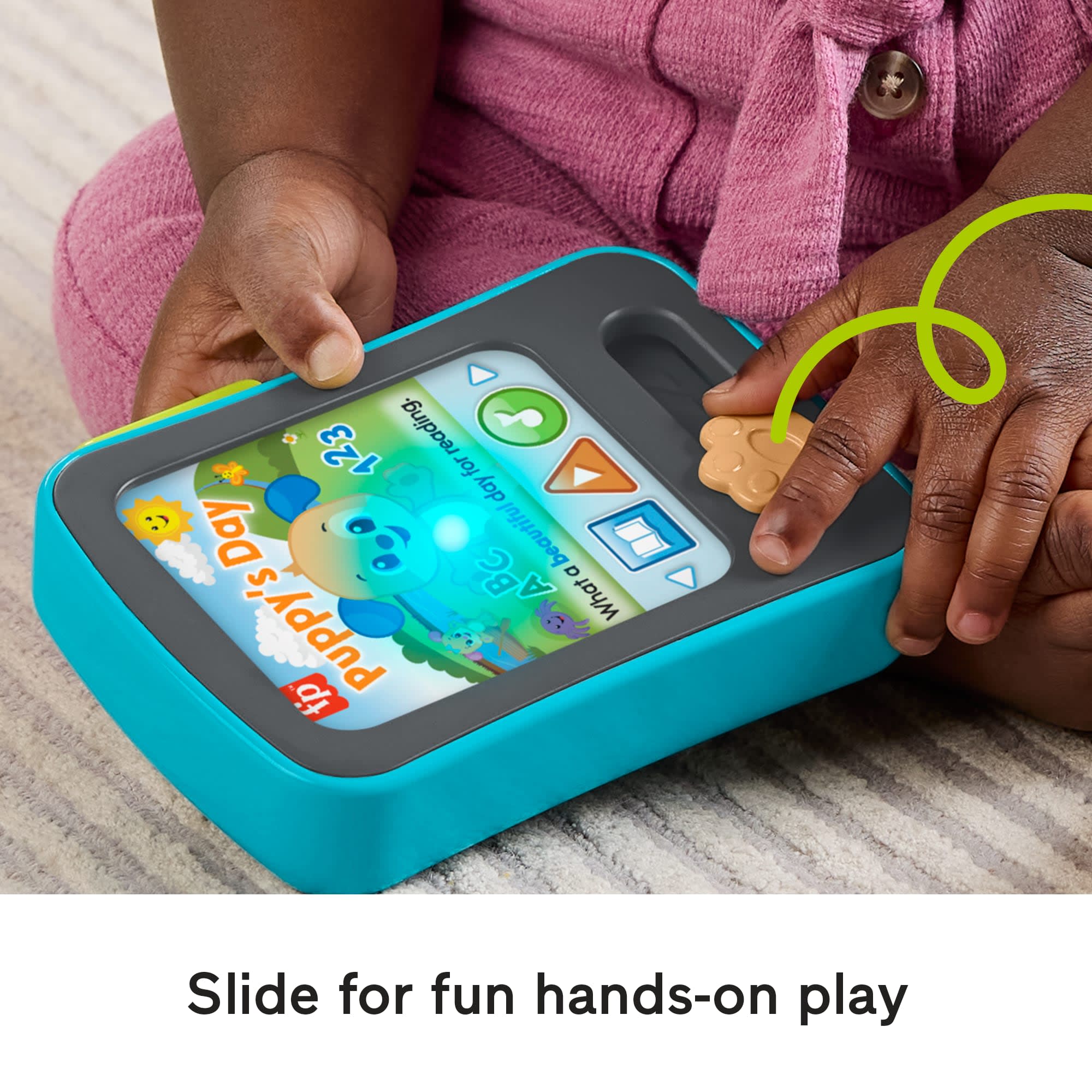 Fisher-Price Laugh & Learn Puppy's Storytime Reader Baby Electronic Learning Toy With Music & Lights - Image 4