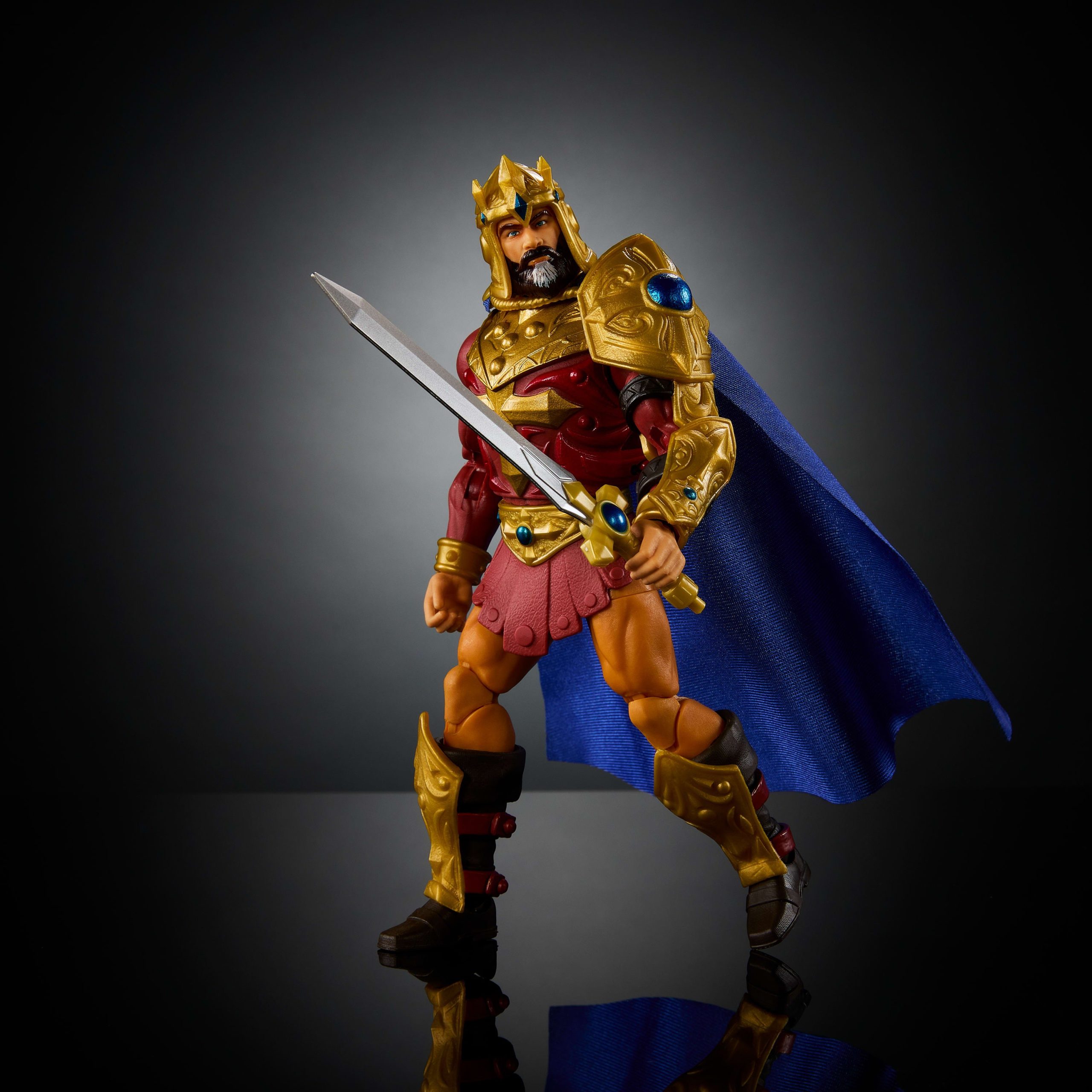 Masters Of The Universe Masterverse New Eternia King Randor MOTU Action Figure Toy. 30 Articulations - Image 5