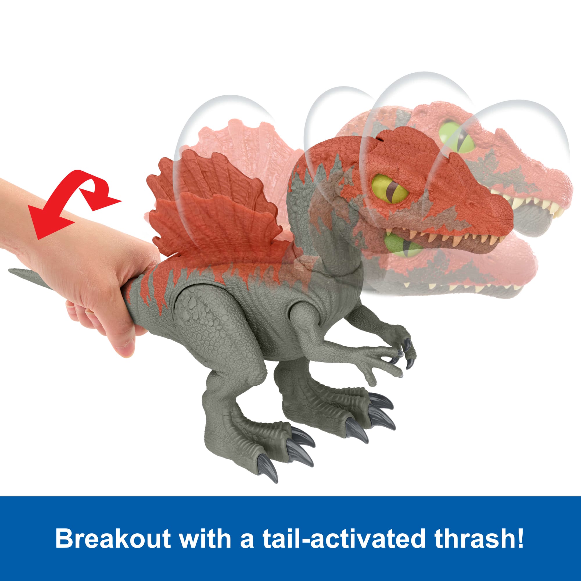 Jurassic World Crushivores Spinosaurus Cage Crasher Dinosaur Action Figure Unboxing Toy & Compounds - Image 4