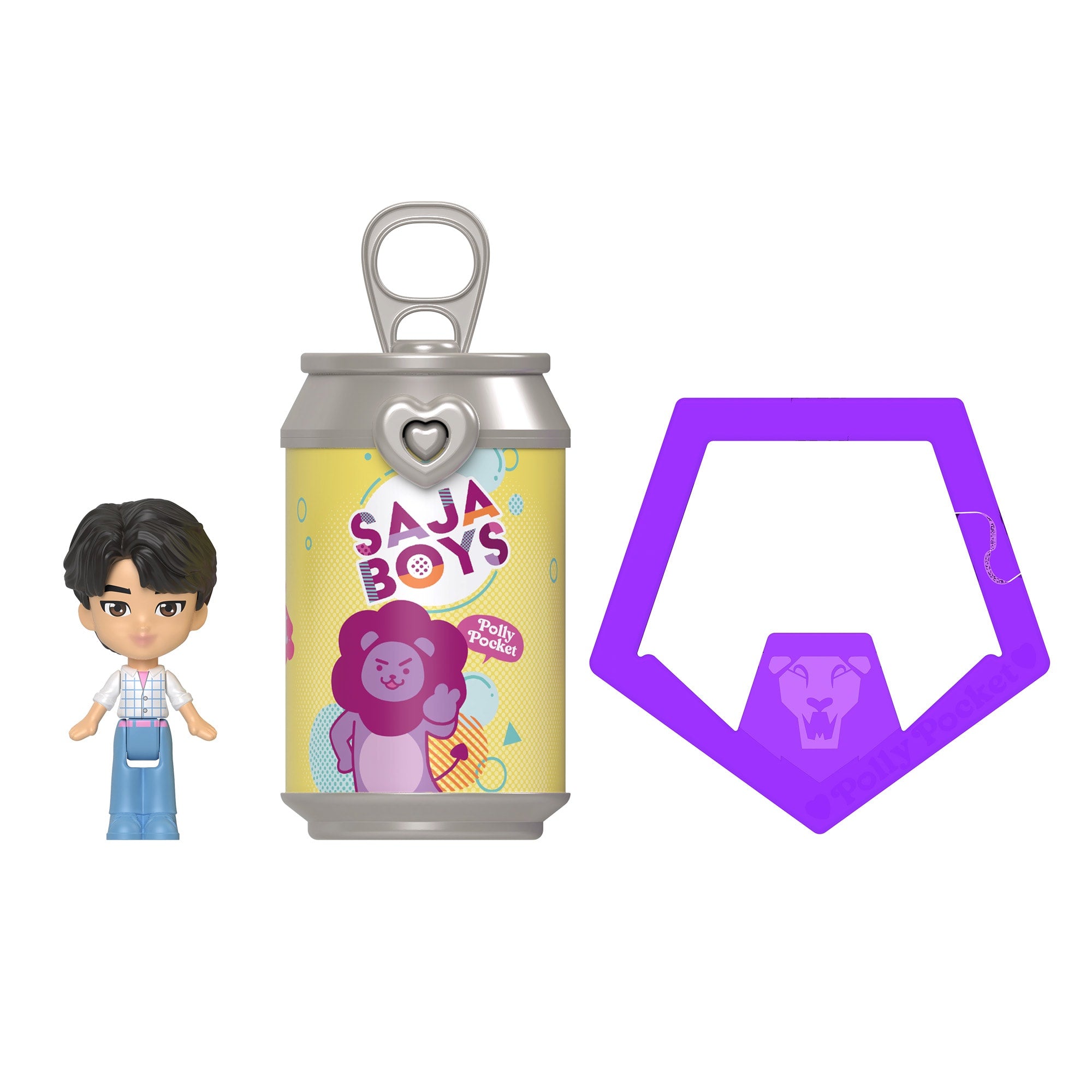 Polly Pocket x KPop Demon Hunters Saja Boys 5-Pack - Image 14