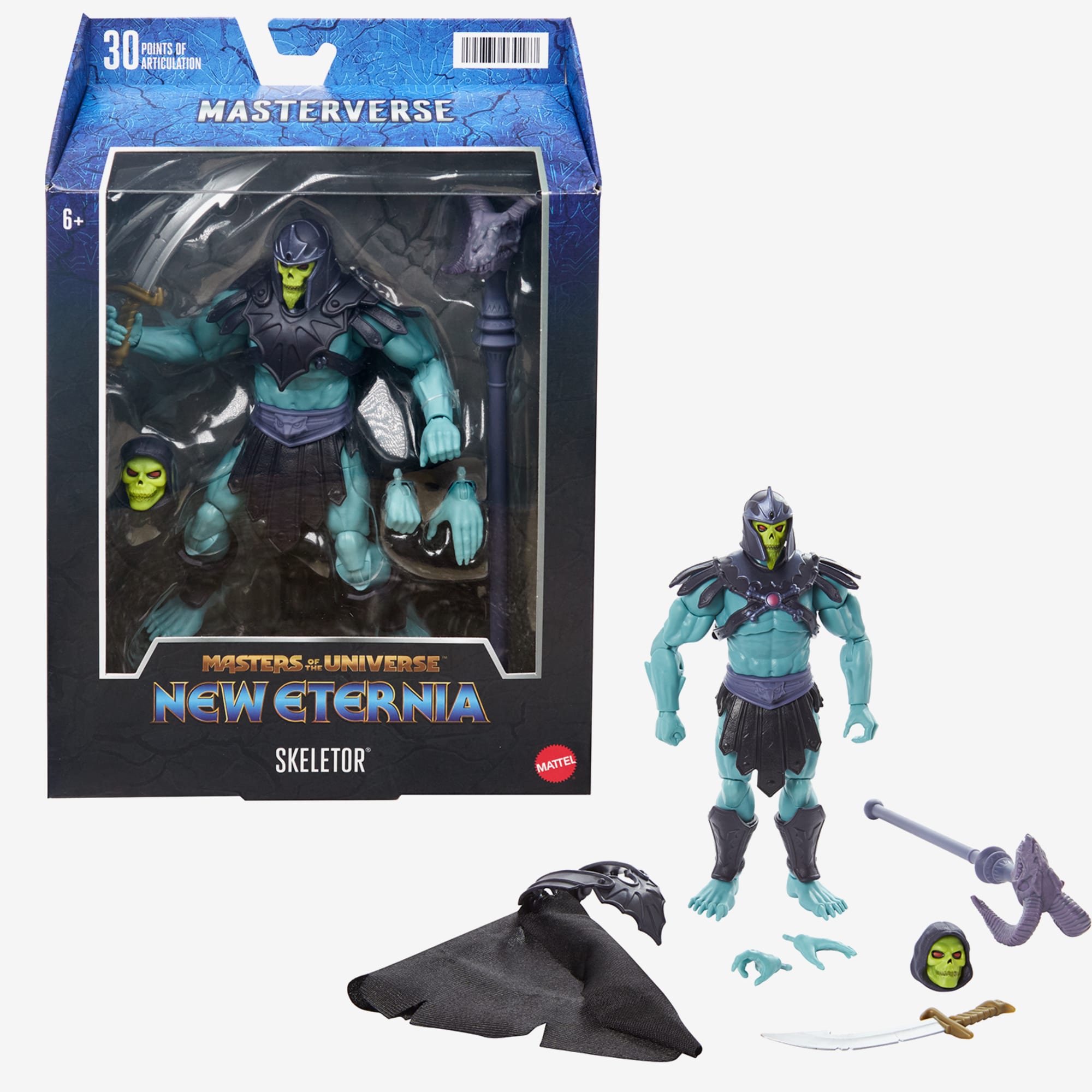 Masters of the Universe Masterverse New Eternia Skeletor Action Figure - Image 6