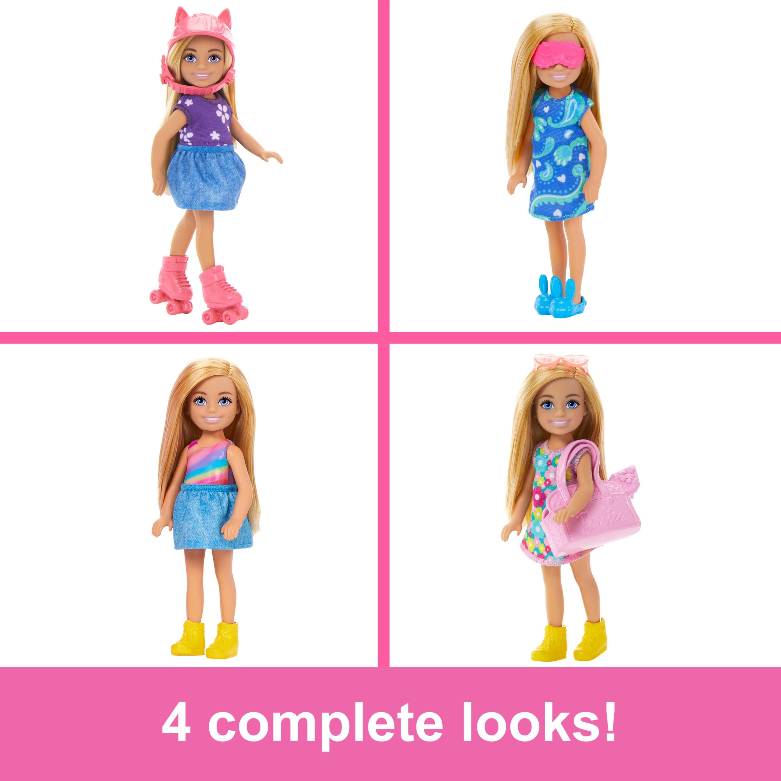 Barbie Chelsea Doll & Closet Toy Playset With Clothes & Accessories - Image 3