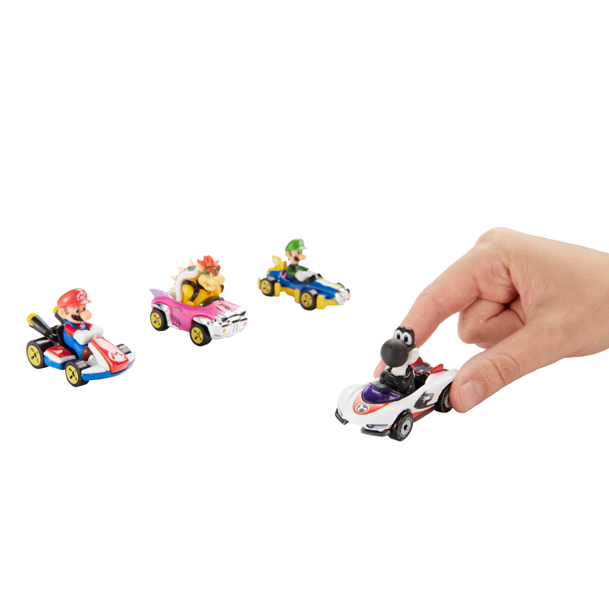 Hot Wheels Mario Kart Characters and Die-Cast Kart Vehicles. Set of 4 - Image 5