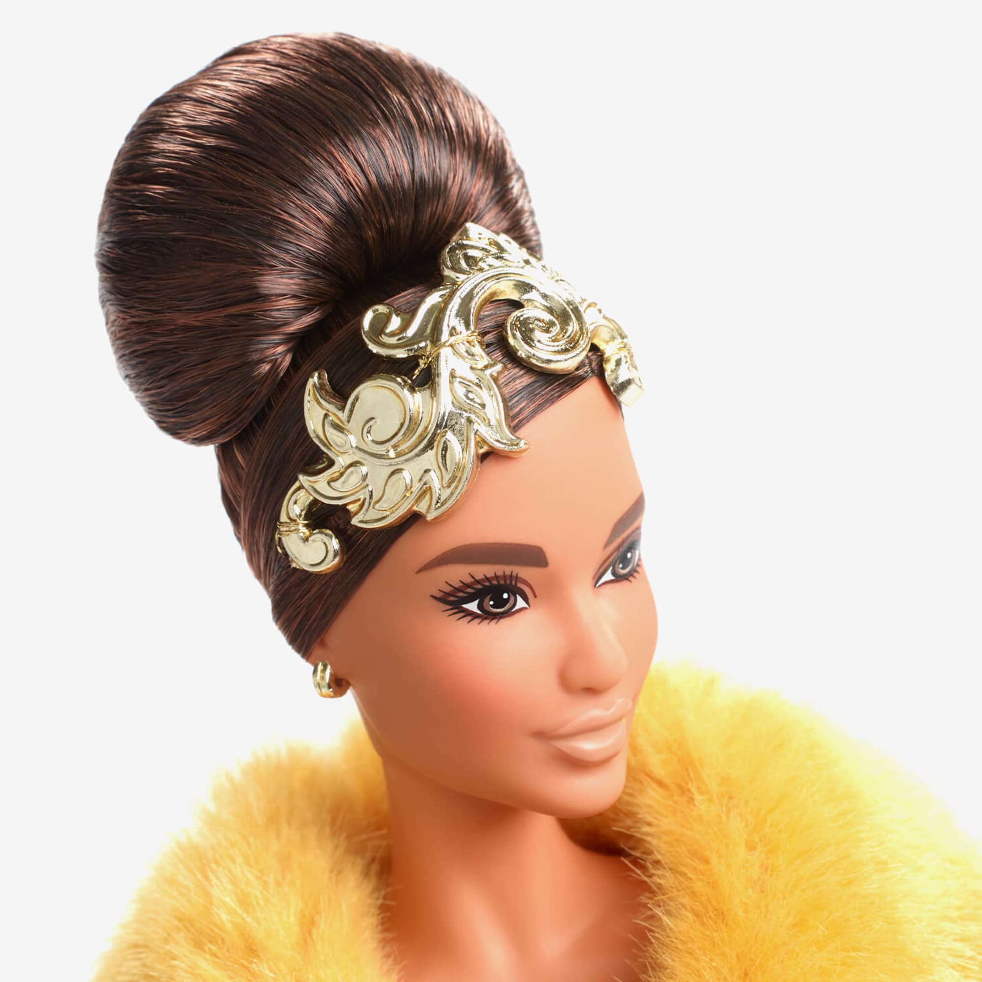 Guo Pei Barbie Doll Wearing Golden-Yellow Gown - Image 6