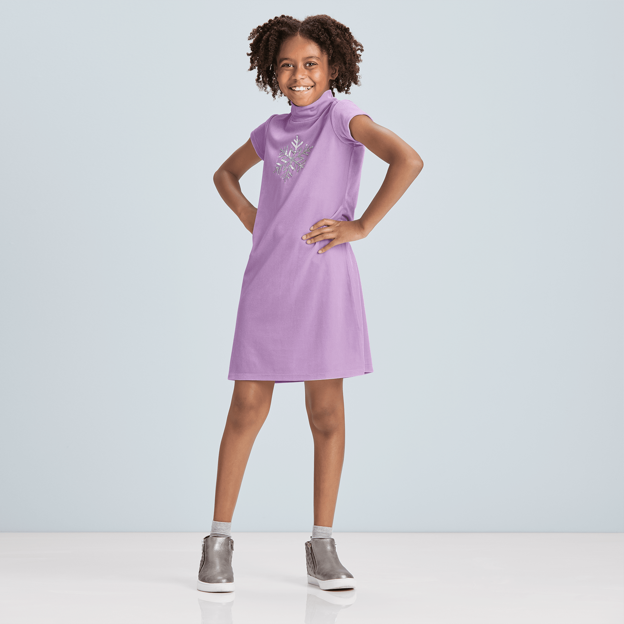Soft as Snow Dress for Girls - Image 2