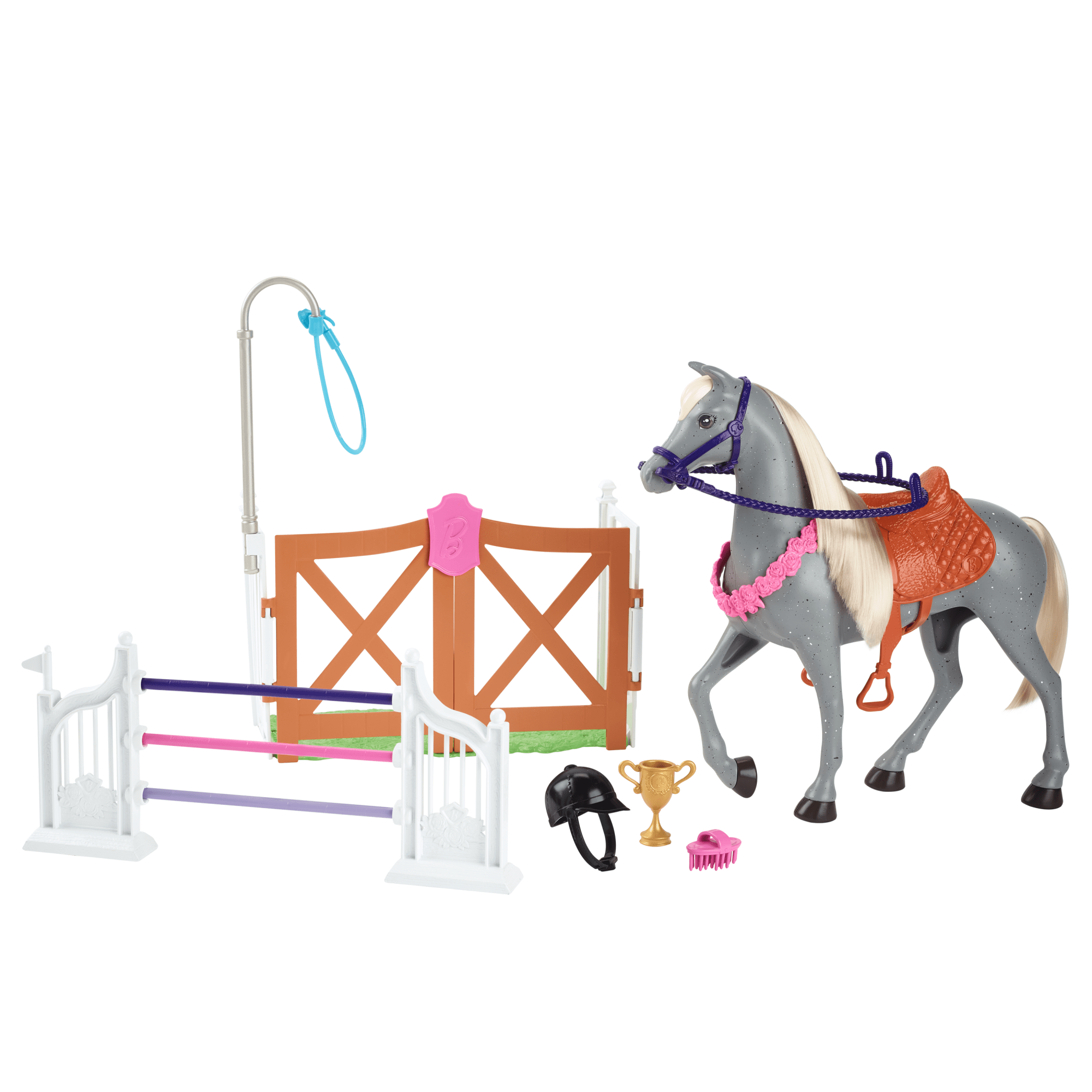 Barbie® Barbie World™ Coffret de Jeu Avec Accessoires Champion de Saut D'Obstacles