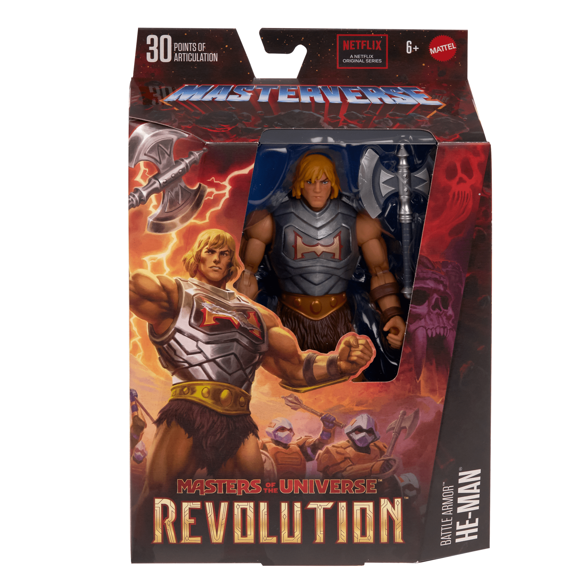 Masters of the Universe Masterverse Battle Armor He-Man Action Figure - Image 7