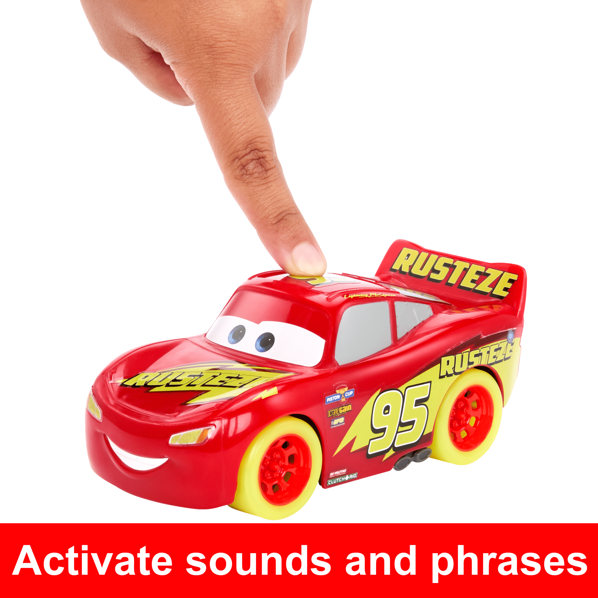 Disney And Pixar Cars Track Talkers Glow Racers Lightning Mcqueen & Jackson Storm 2-Pack - Image 3