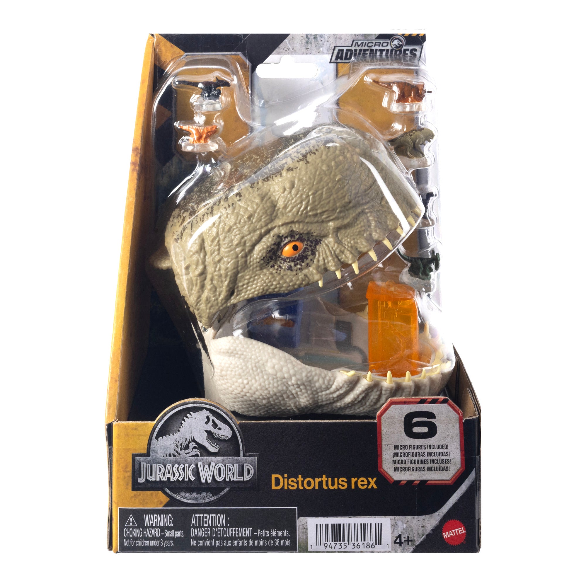 Tête de Mutadon Micro Aventures Jurassic World : La Renaissance. Coffret Avec Fonctionnalités Interactives et Petites Figurines - Image 6