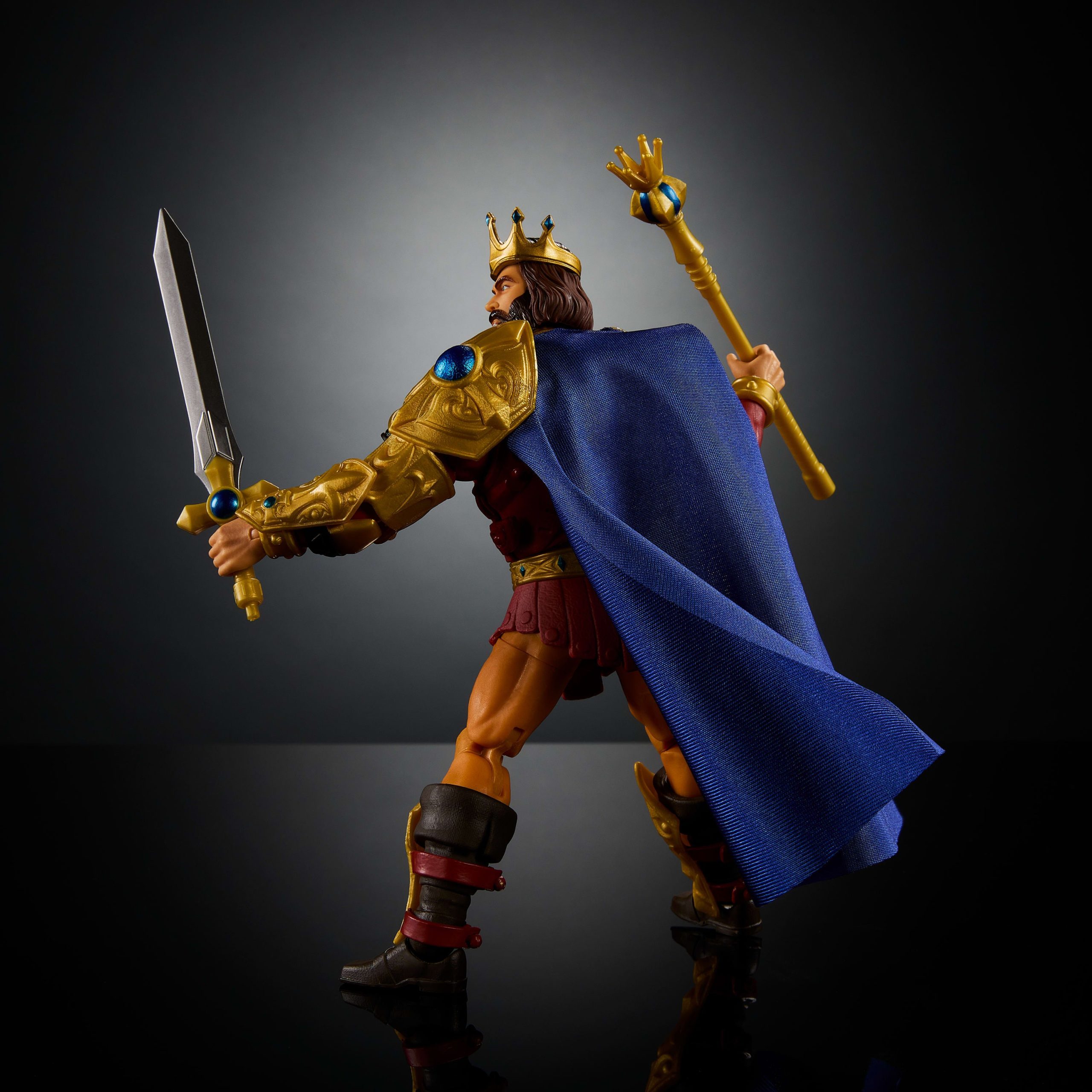 Masters Of The Universe Masterverse New Eternia King Randor MOTU Action Figure Toy. 30 Articulations - Image 6