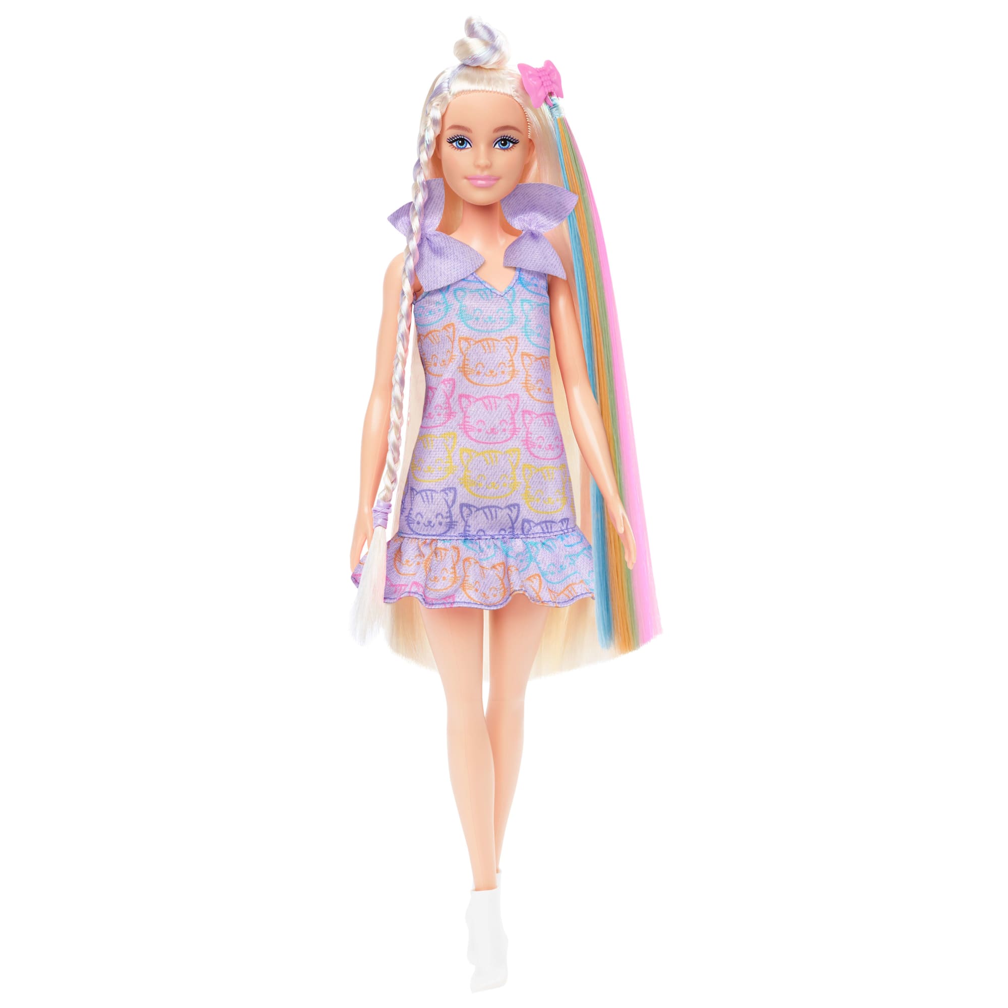 Barbie Fun & Fancy Doll & Accessories. Blonde Fashion Doll With Extra-Long Hair & 2 Looks