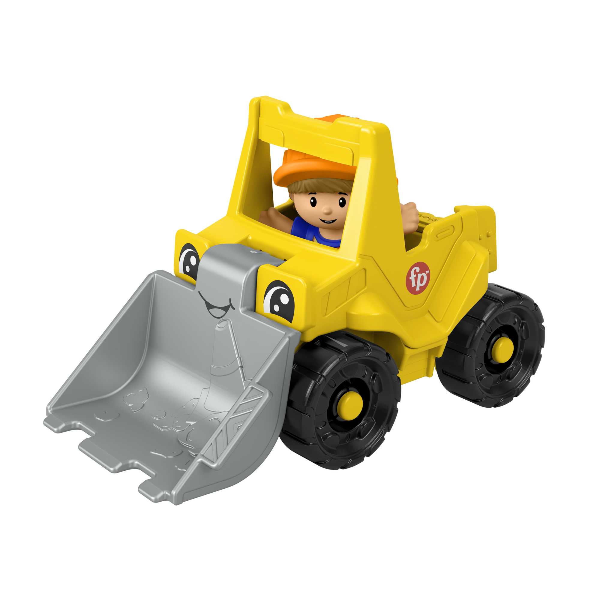 Fisher-Price Little People Bulldozer Construction Toy & Figure Set For Toddlers. 2 Pieces - Image 5