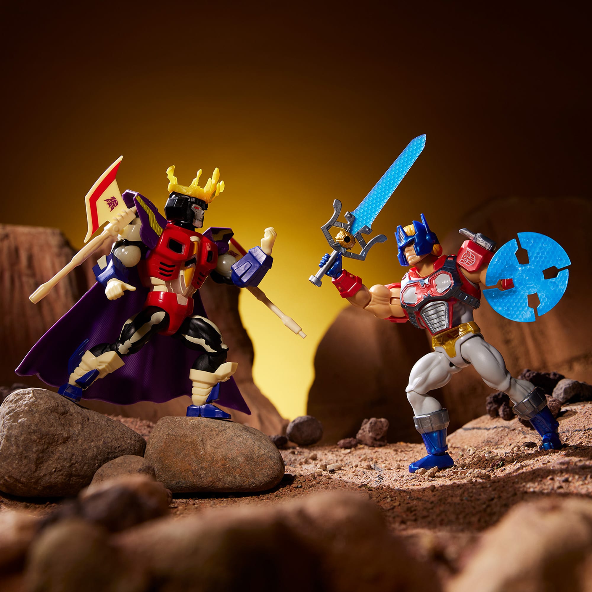 Masters Of The Universe Origins & Transformers Optimus Prime Armor He-Man Action Figure. MOTU Toy - Image 5