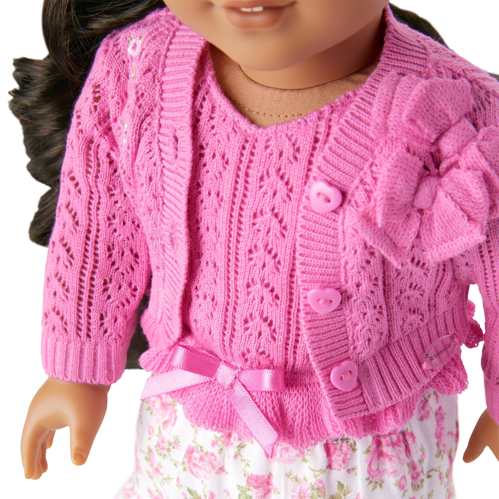 American Girl® x LoveShackFancy Garden Party Cardigan for 18-inch Dolls - Image 4