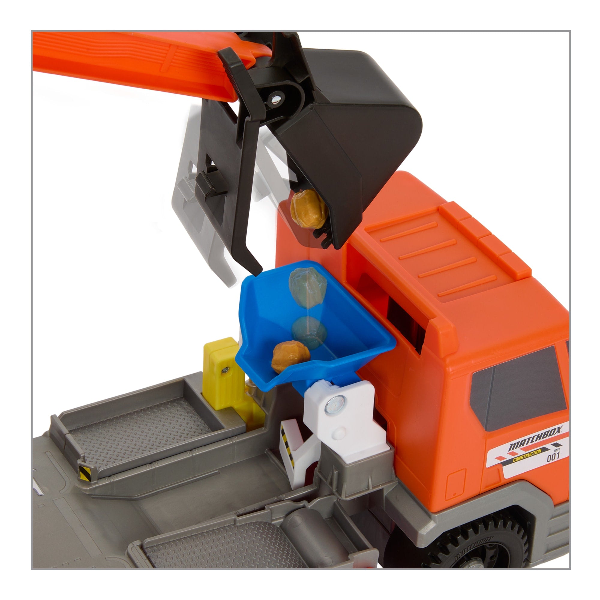 Matchbox-Action Drivers-Excavatrice Transformable-Camion de Chantier - Image 3