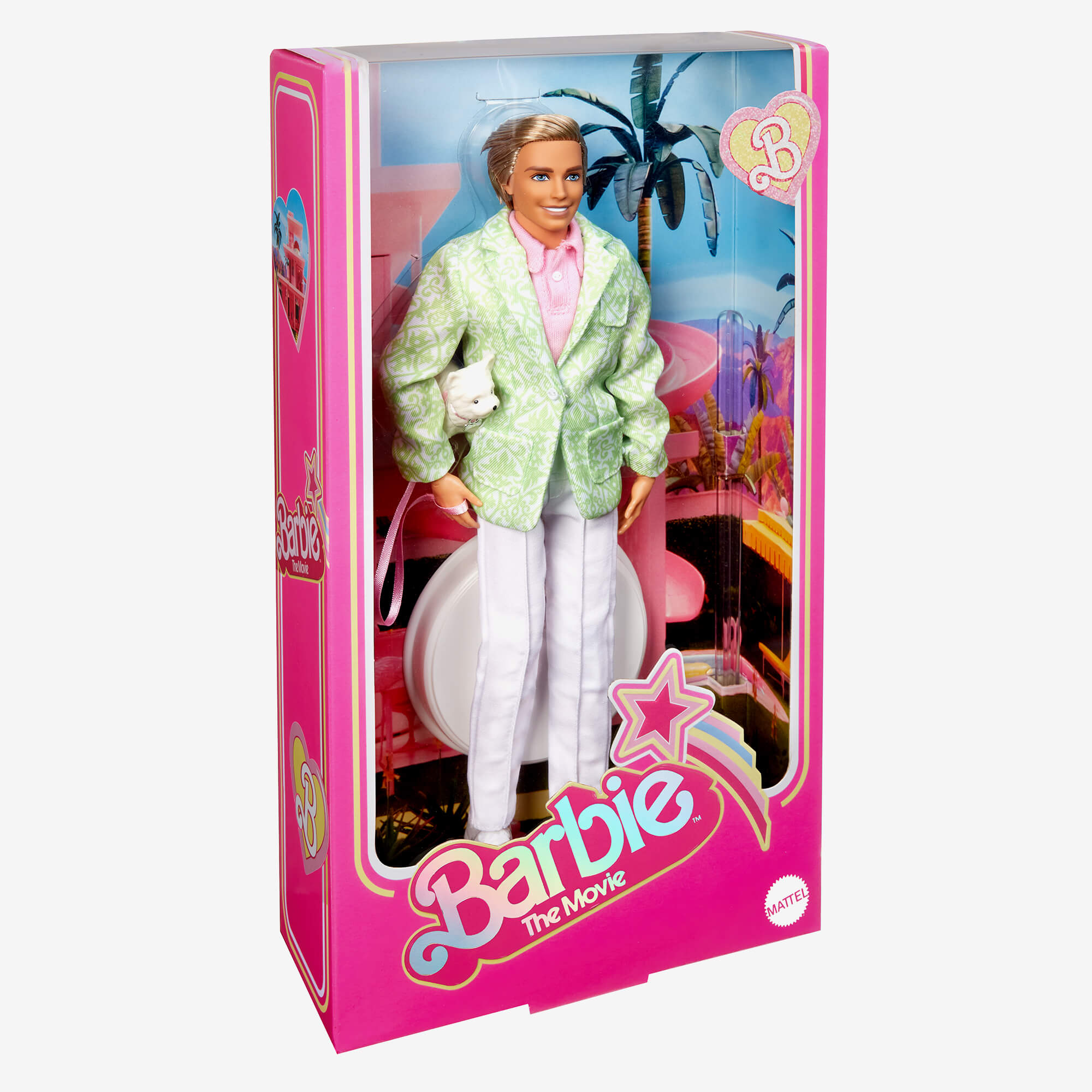 Sugar's Daddy Ken Doll in Pastel Suit With Dog – Barbie The Movie - Image 12