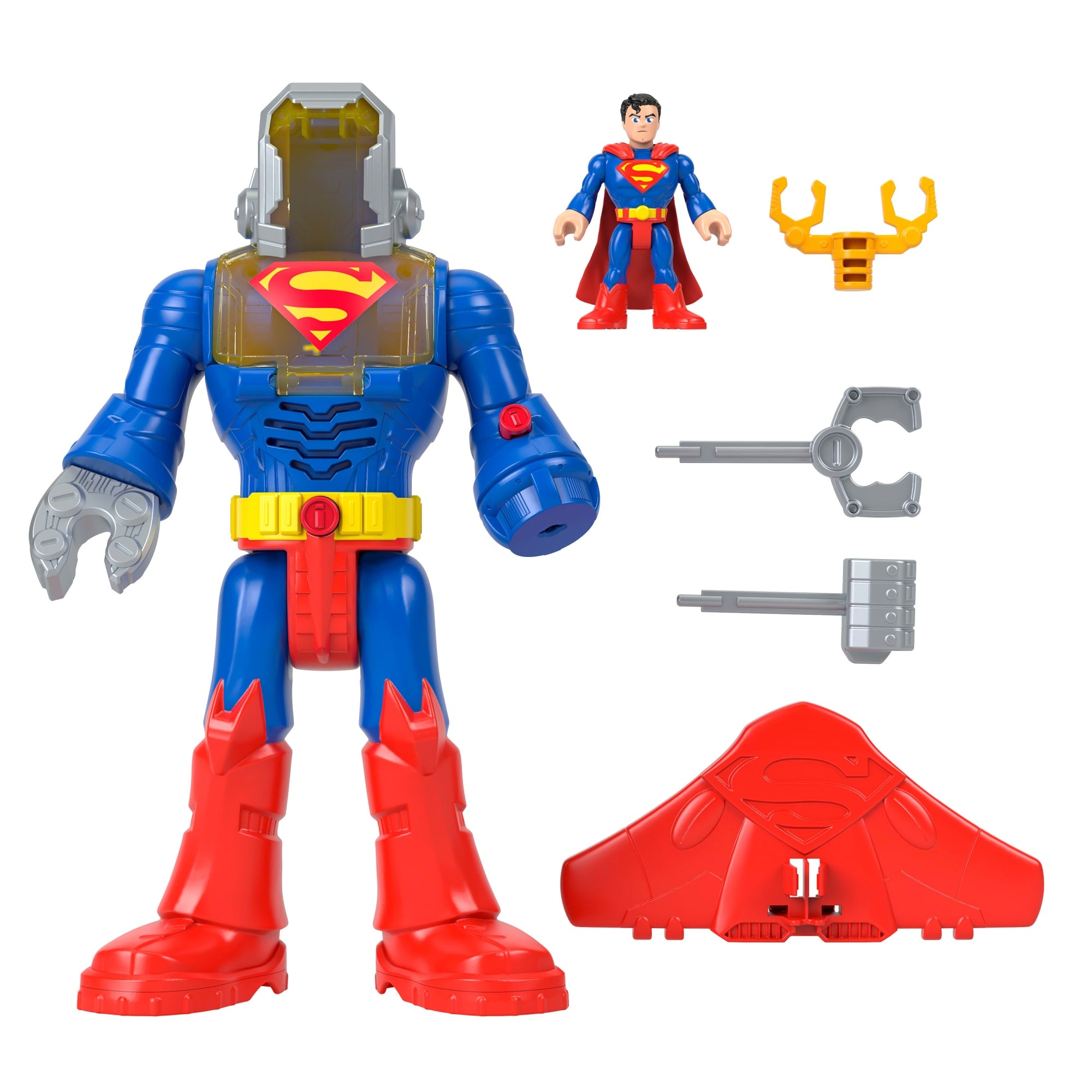 Imaginext DC Super Friends Figura de Acción Superman Insider - Image 6