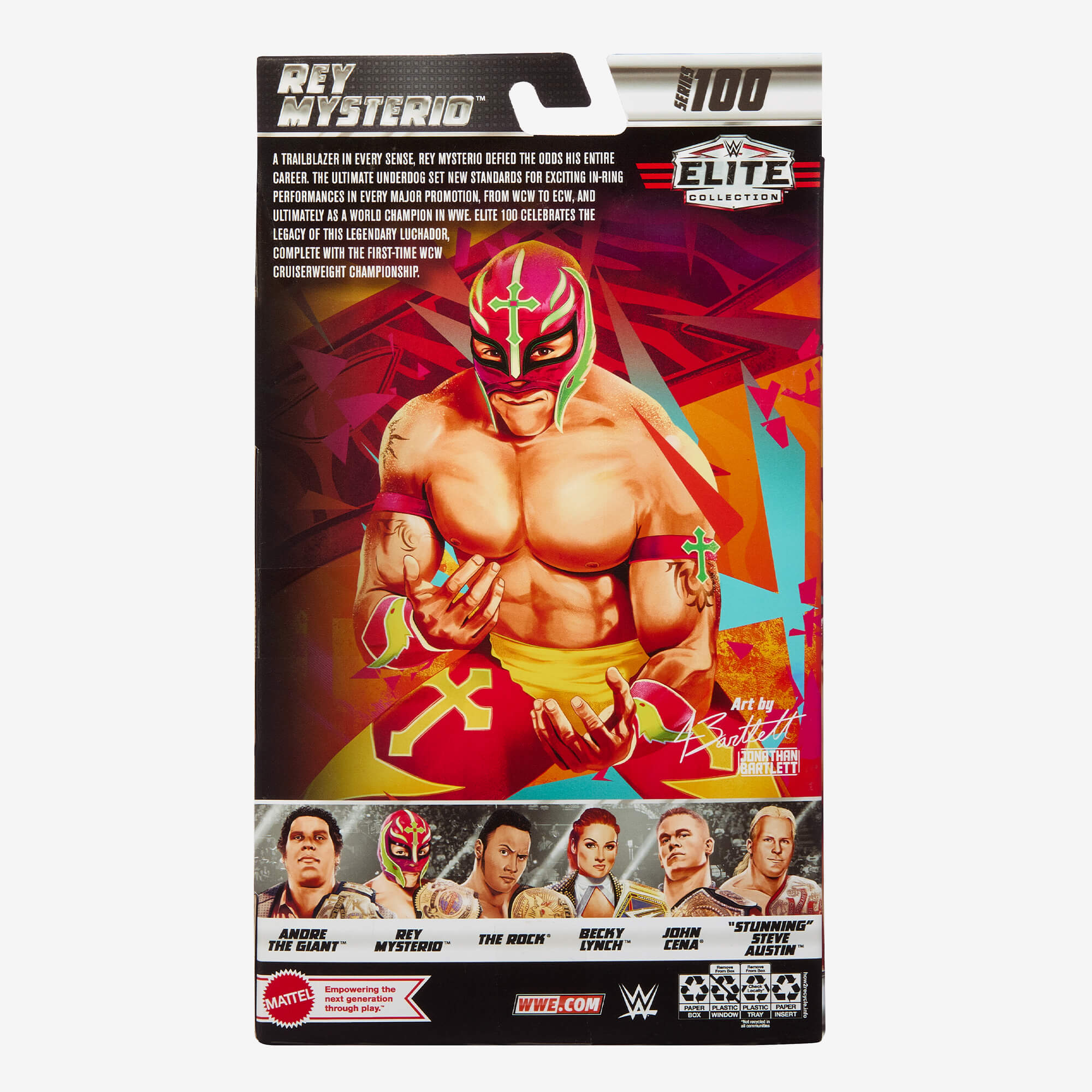 WWE Elite Collection Rey Mysterio Action Figure - Image 7