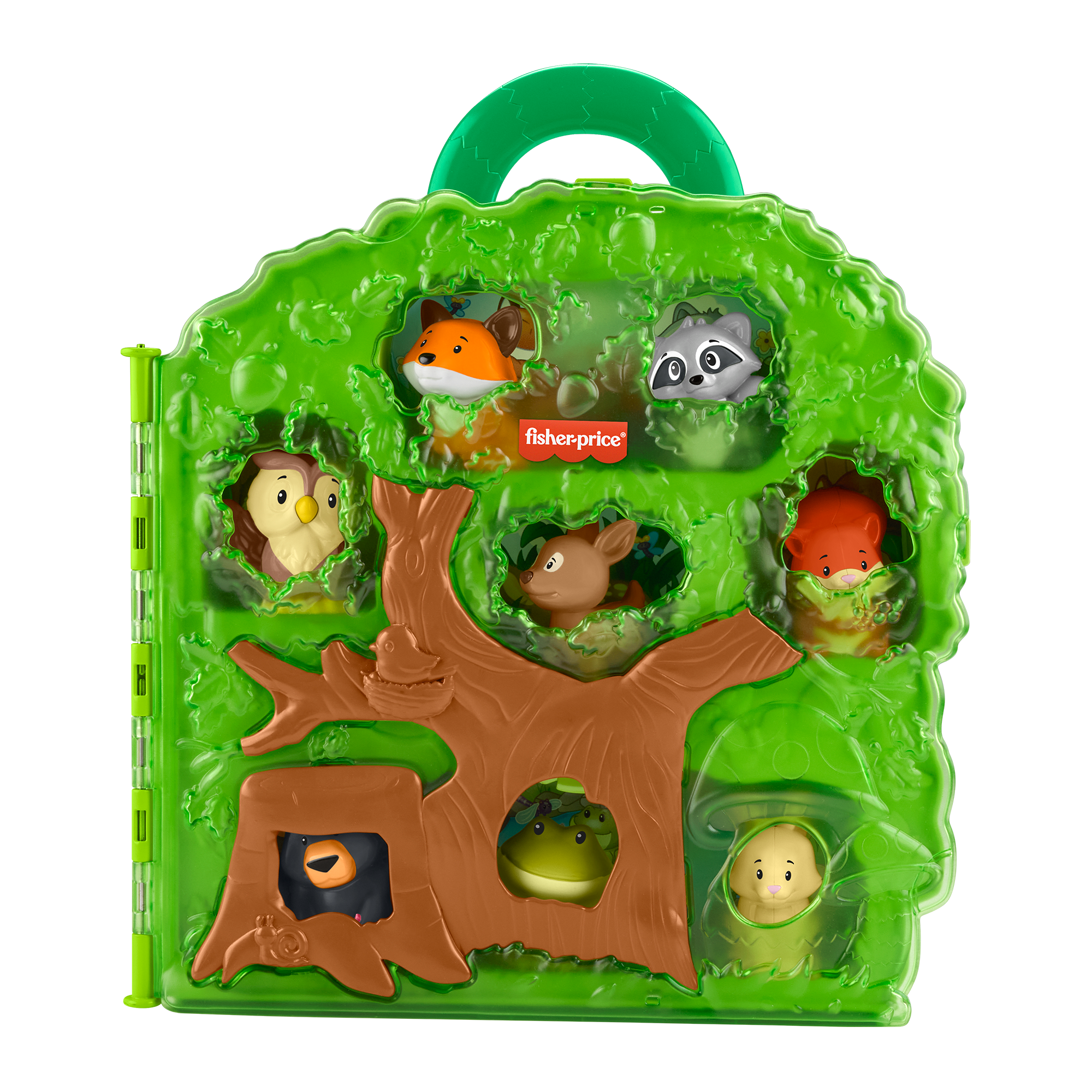 Fisher-Price Little People Forest Friends Carry Case Toddler Playset With Figures. 9 Pieces