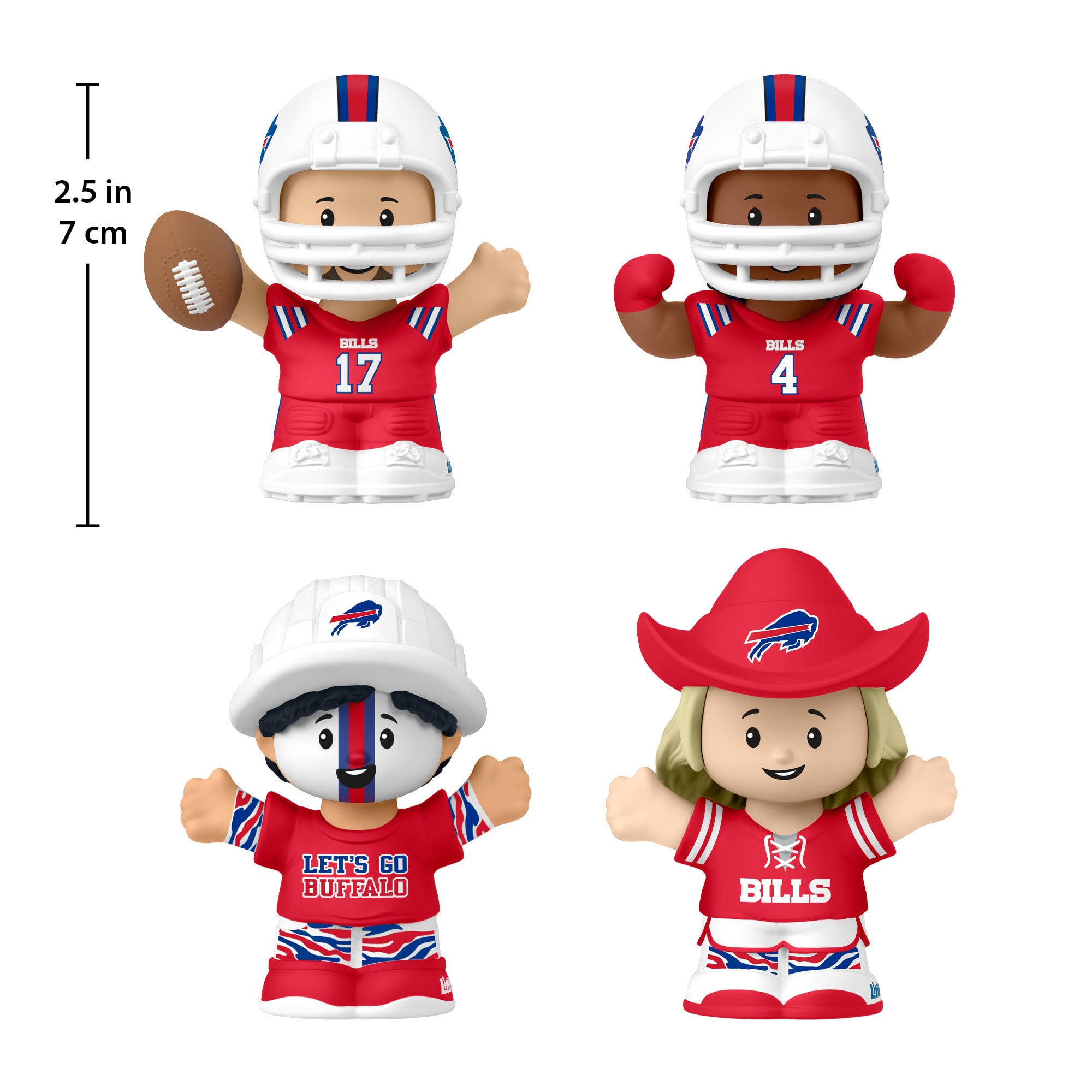 Little People Collector Buffalo Bills Alternate Jersey Figure Set - Image 5
