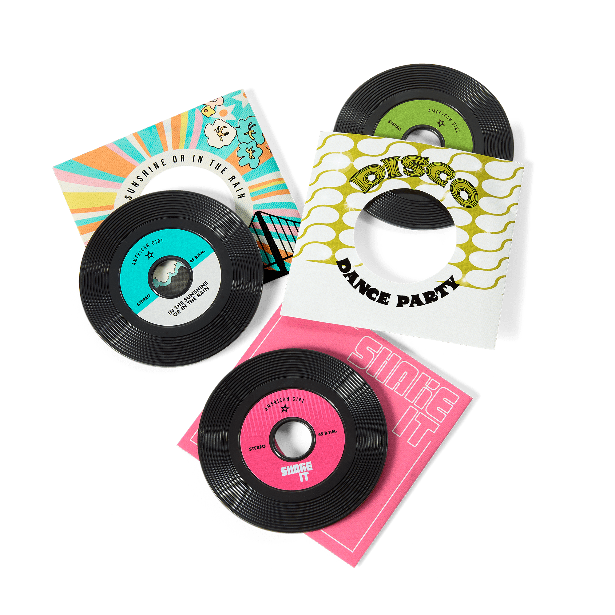 Julie's™ Record Player & Accessories for 18-inch Dolls (Historical Characters) - Image 4
