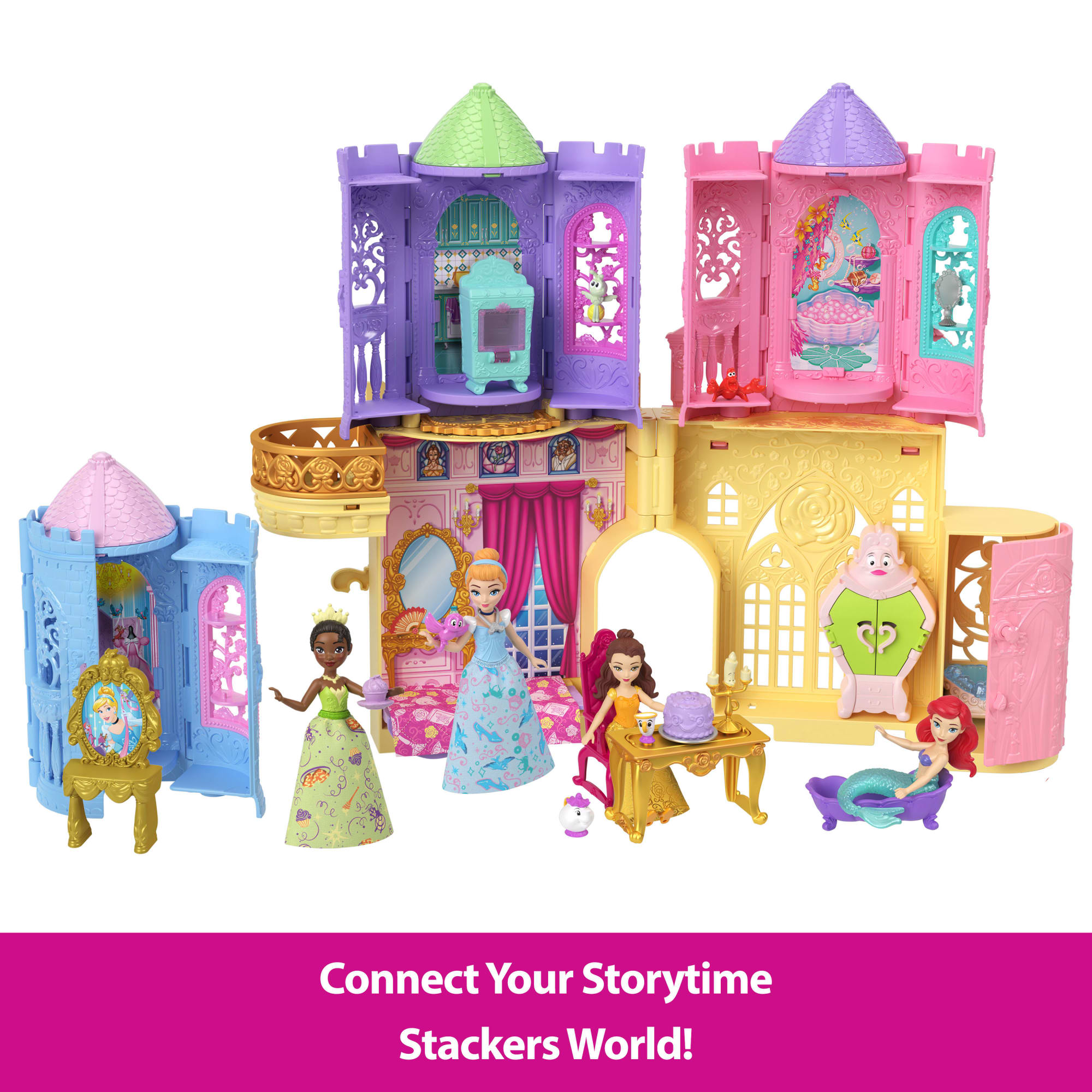 Disney Princess Or Villains Tower Surprise Small Doll & Stacking Playset Accy (Characters May Vary) - Image 4