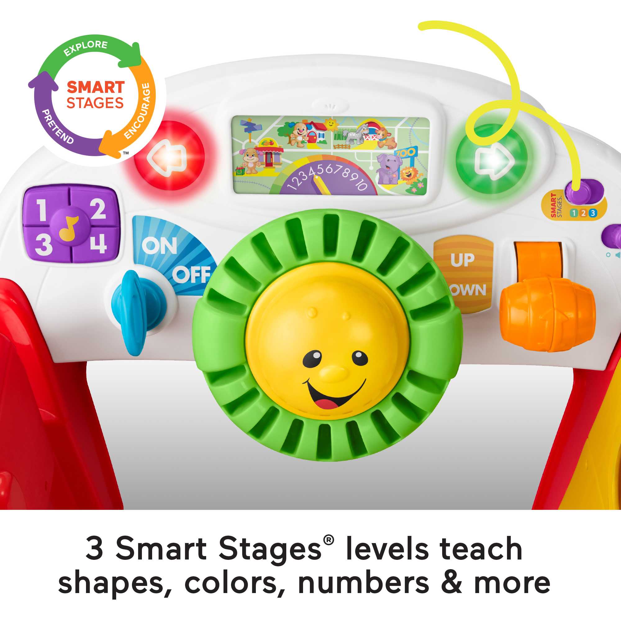 Fisher-Price Laugh & Learn Crawl Around Car - Image 9