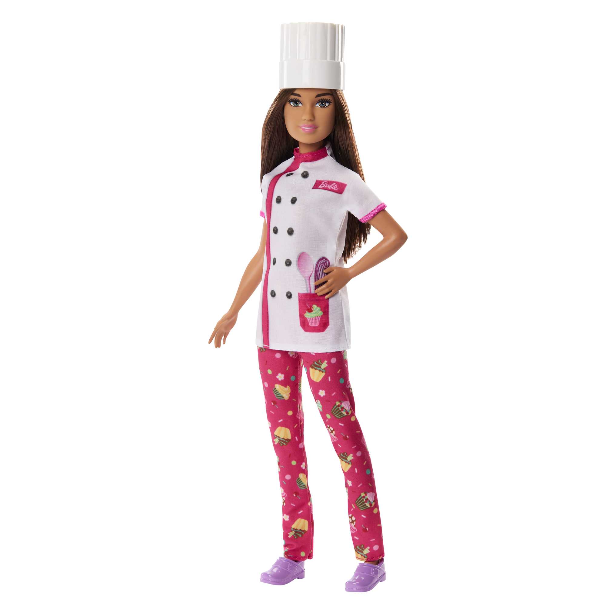 Barbie-Métiers-Poupée Barbie Cheffe Pâtissière et Accessoires - Image 5