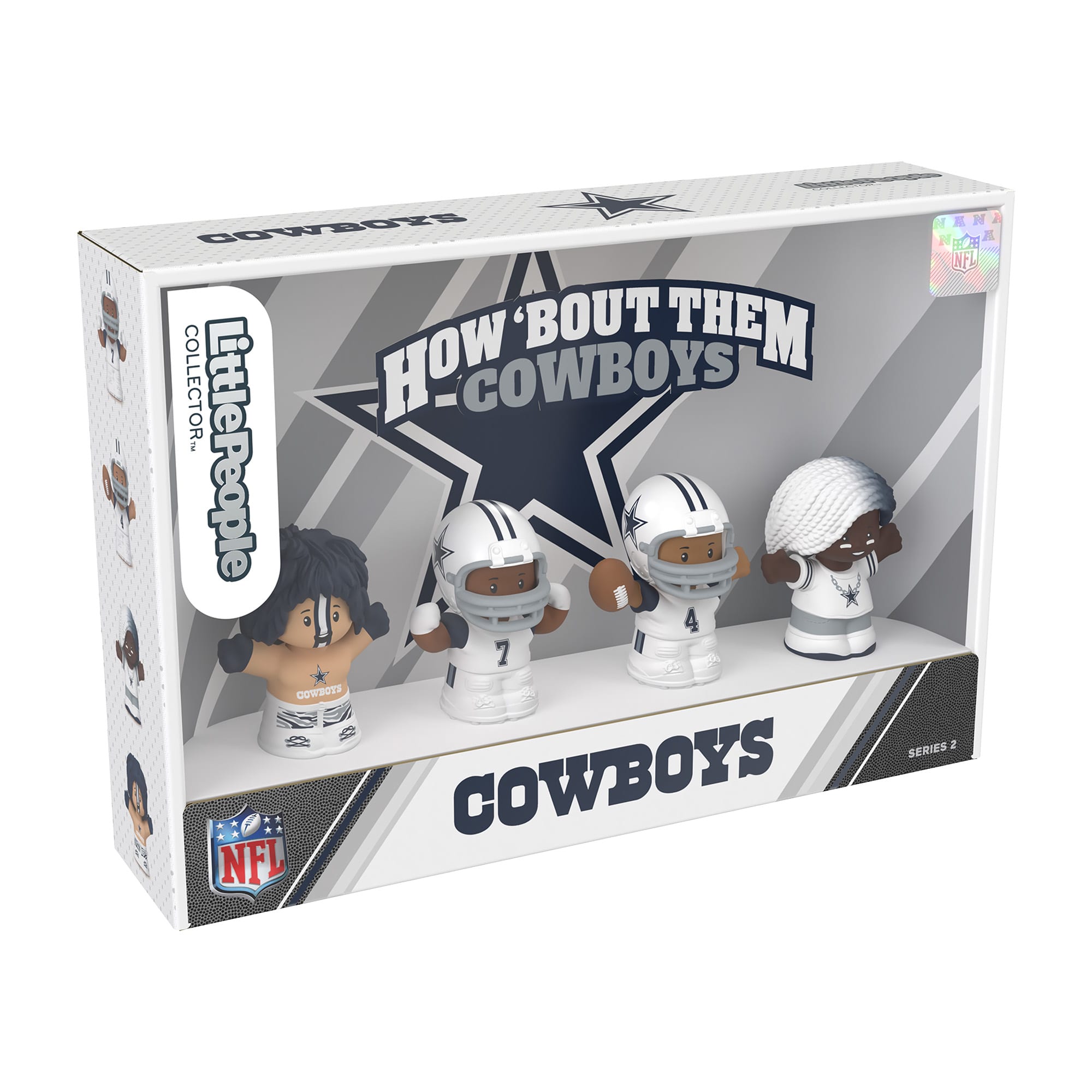 Little People Collector Dallas Cowboys Alternate Jersey Figure Set - Image 7