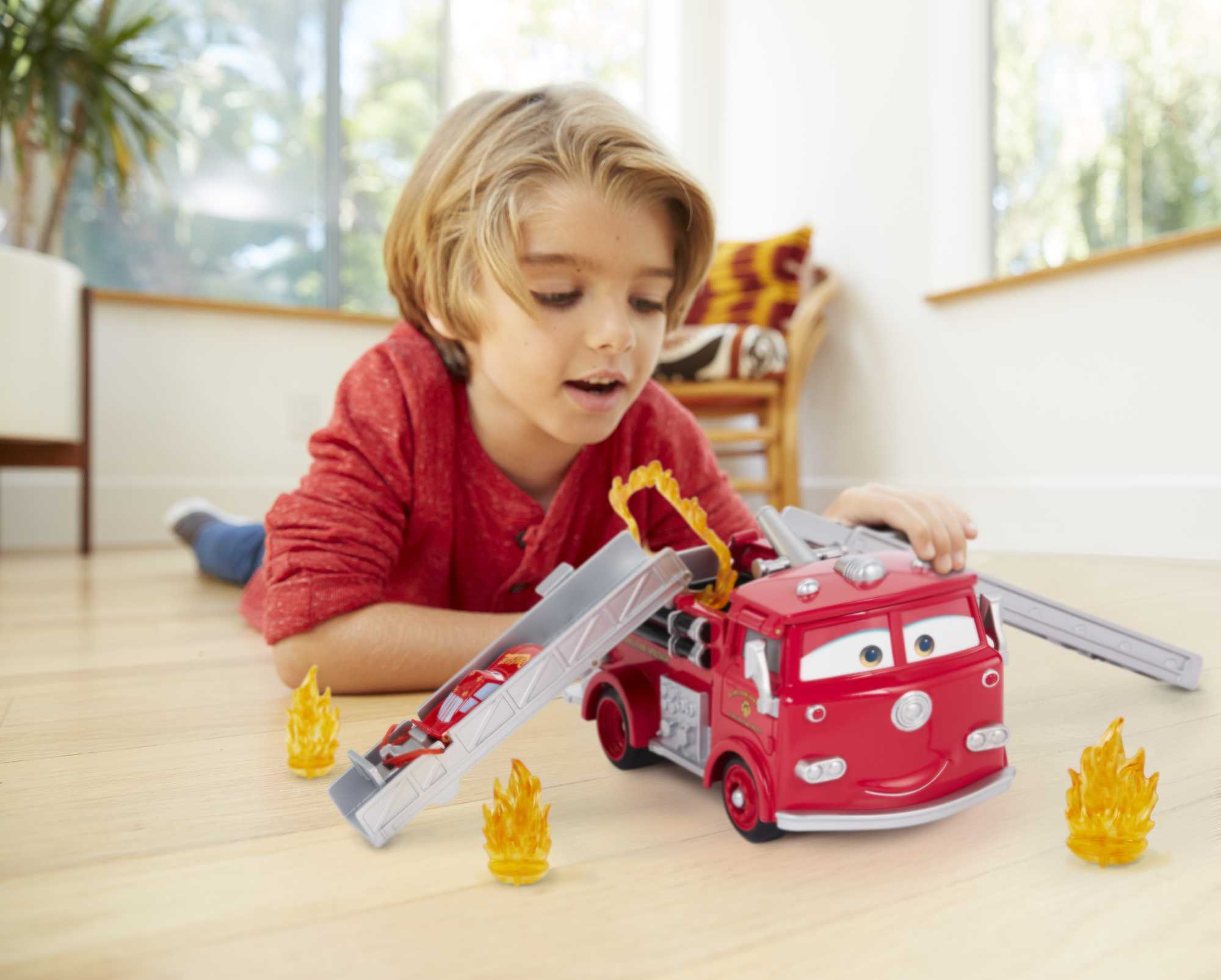 Disney And Pixar Cars Hauler Collection. Truck With Extendable Ramp - Image 2