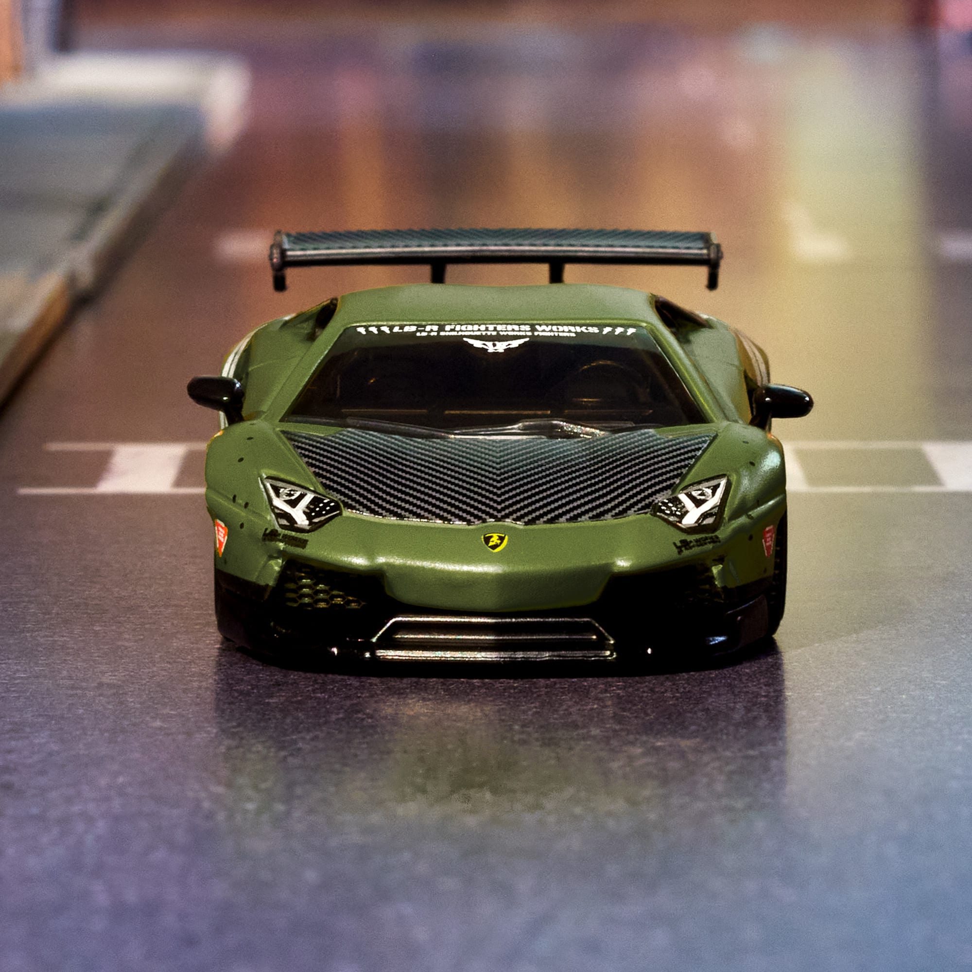 Hot Wheels Elite 64 LBWK Lamborghini Aventador LP 700-4 - Image 3