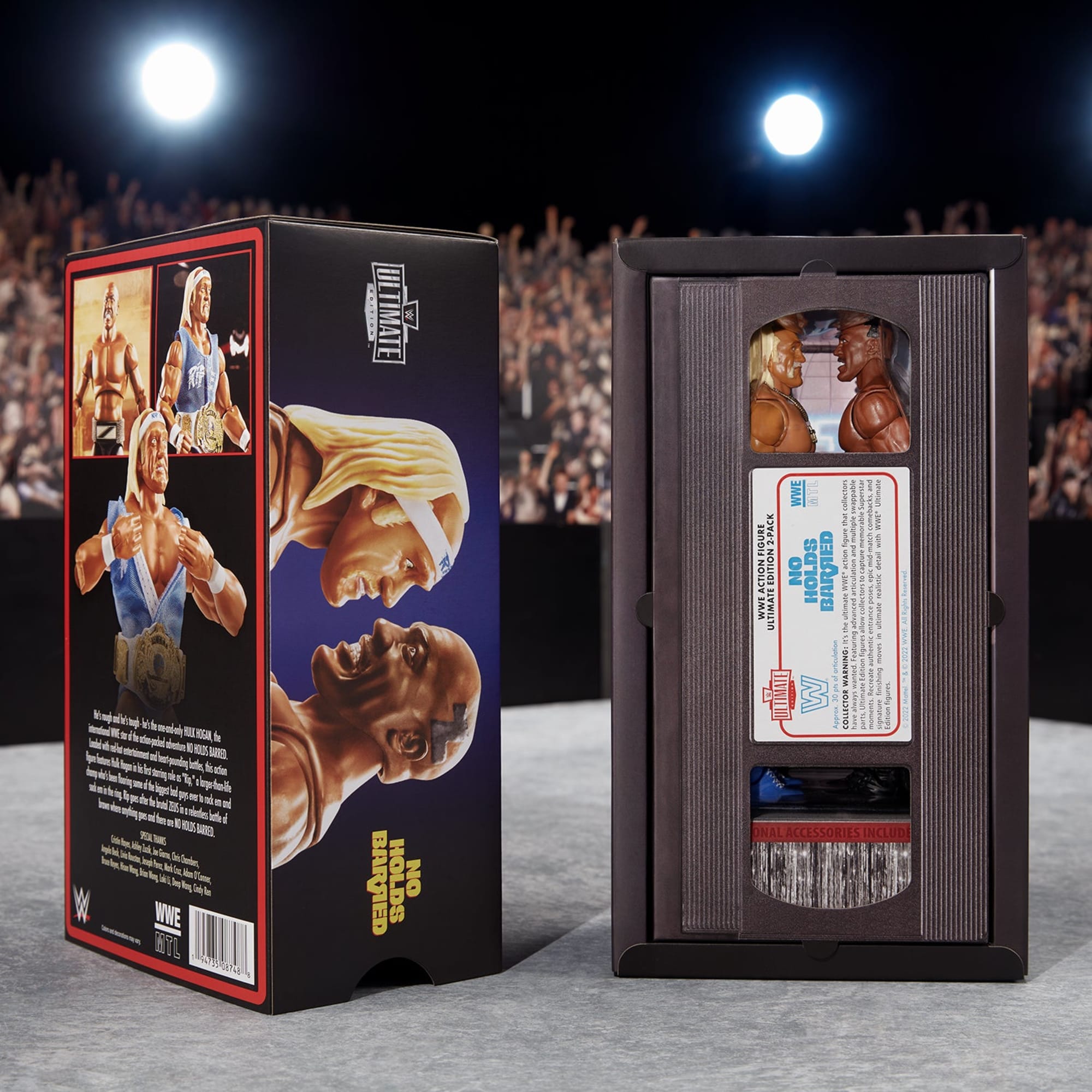 WWE No Holds Barred Ultimate Edition Hulk Hogan & Zeus Collectible Figures - Image 7