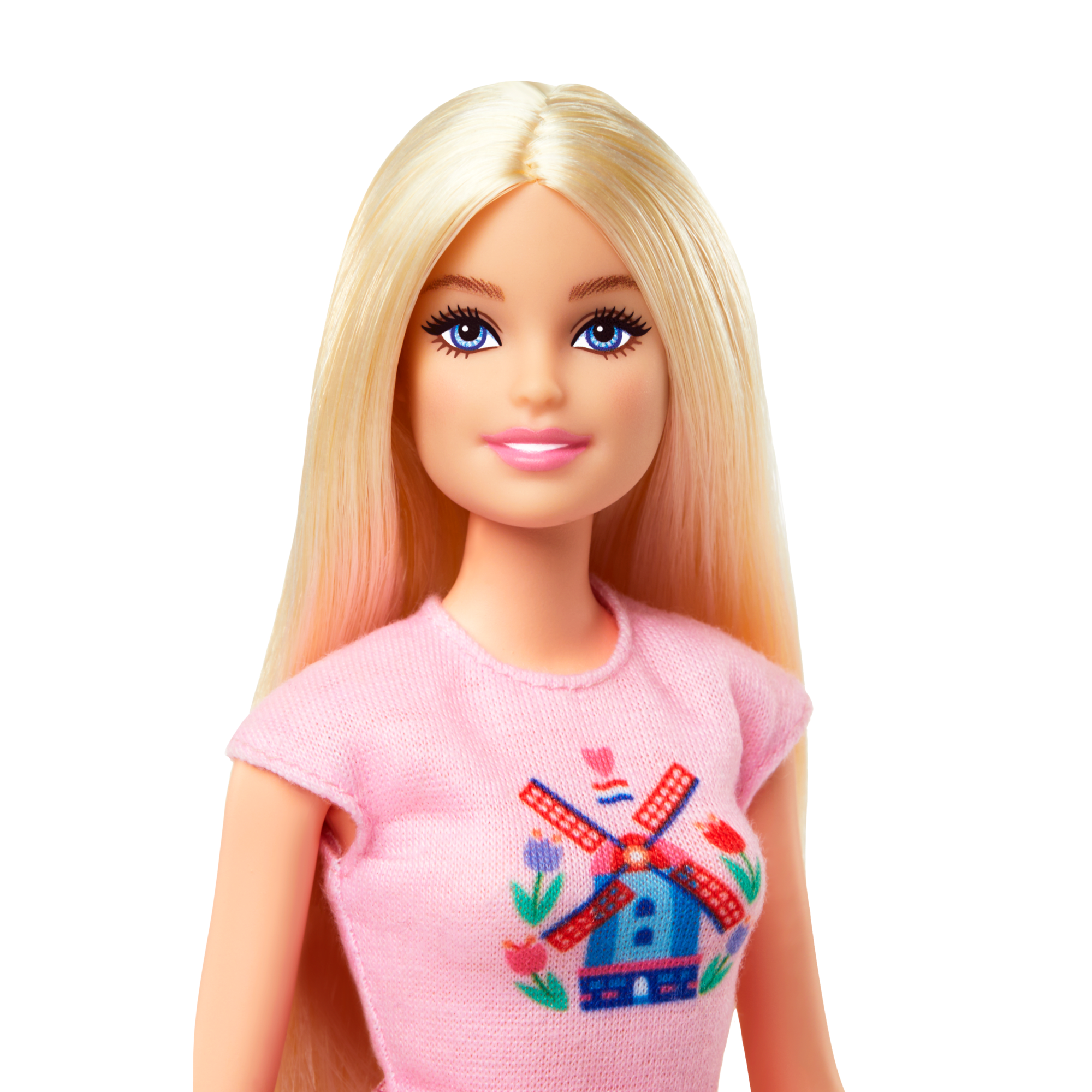 Barbie Passeport Rose Poupée et Coffret de Jeu Aventures en Hollande - Image 4