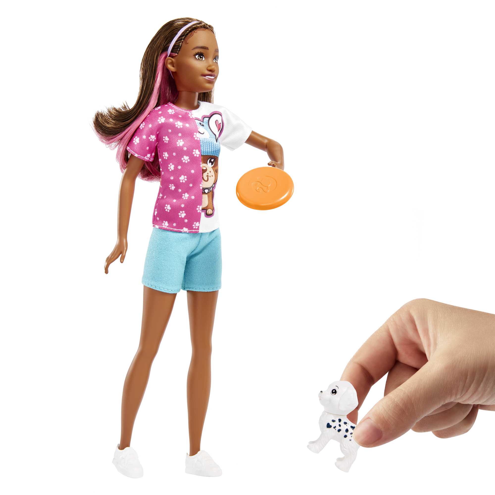 Barbie Toys. Skipper Doll And Dog Walker Set With Puppy And Accessories. First Jobs - Image 2