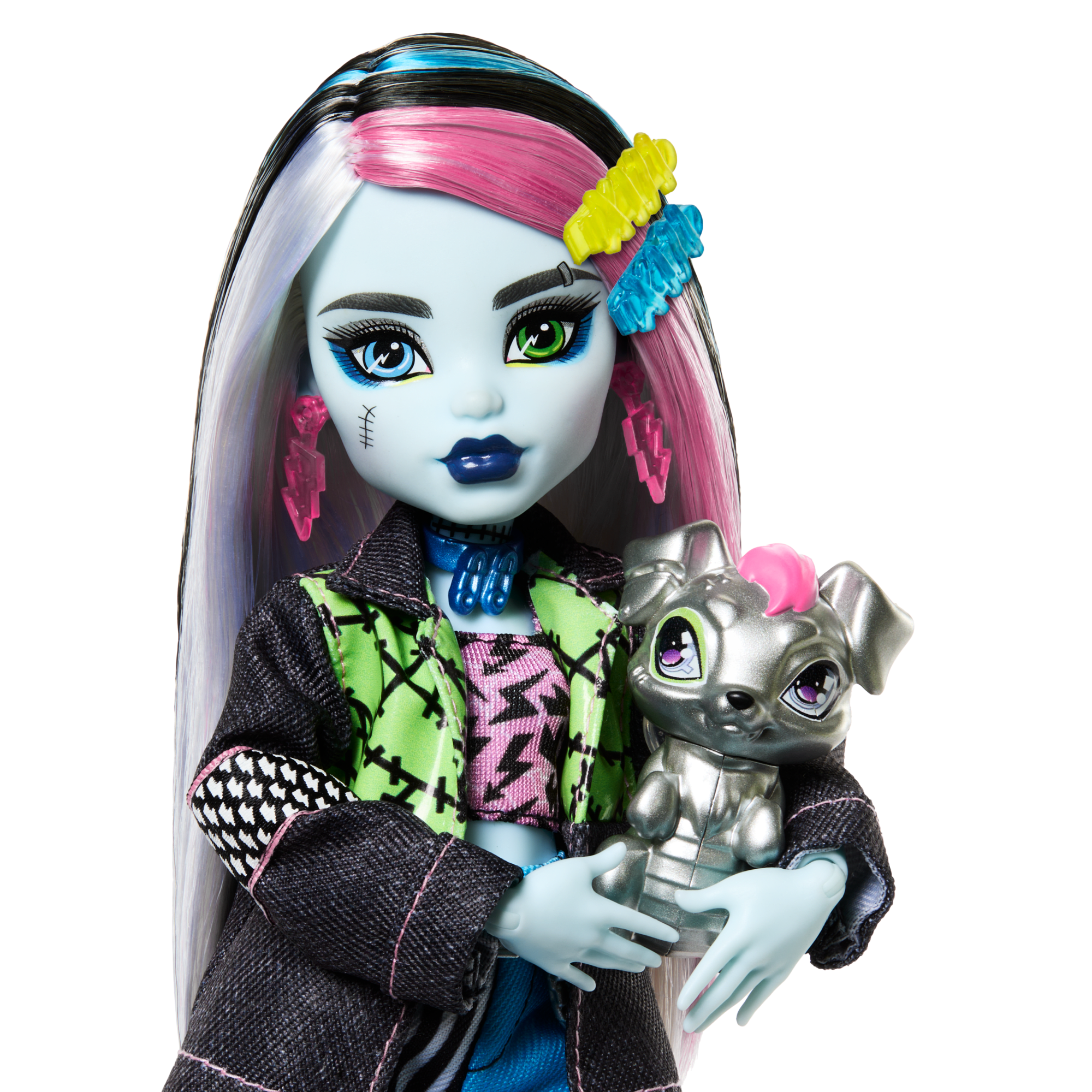 Monsterhigh-Poupée Frankie Stein-Poupée Avec Animal et Accessoires - Image 3
