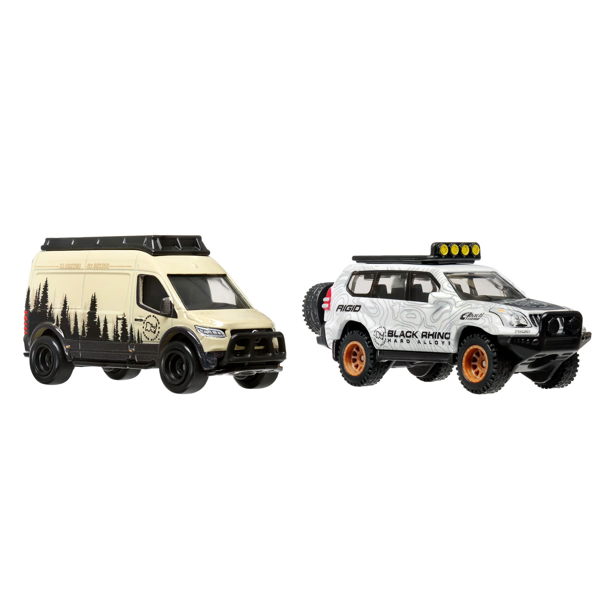 Hot Wheels Premium Car Culture 2-Pack - '05 Toyota Land Cruiser Prado & Mercedes Benz Sprinter Tourer - Image 3