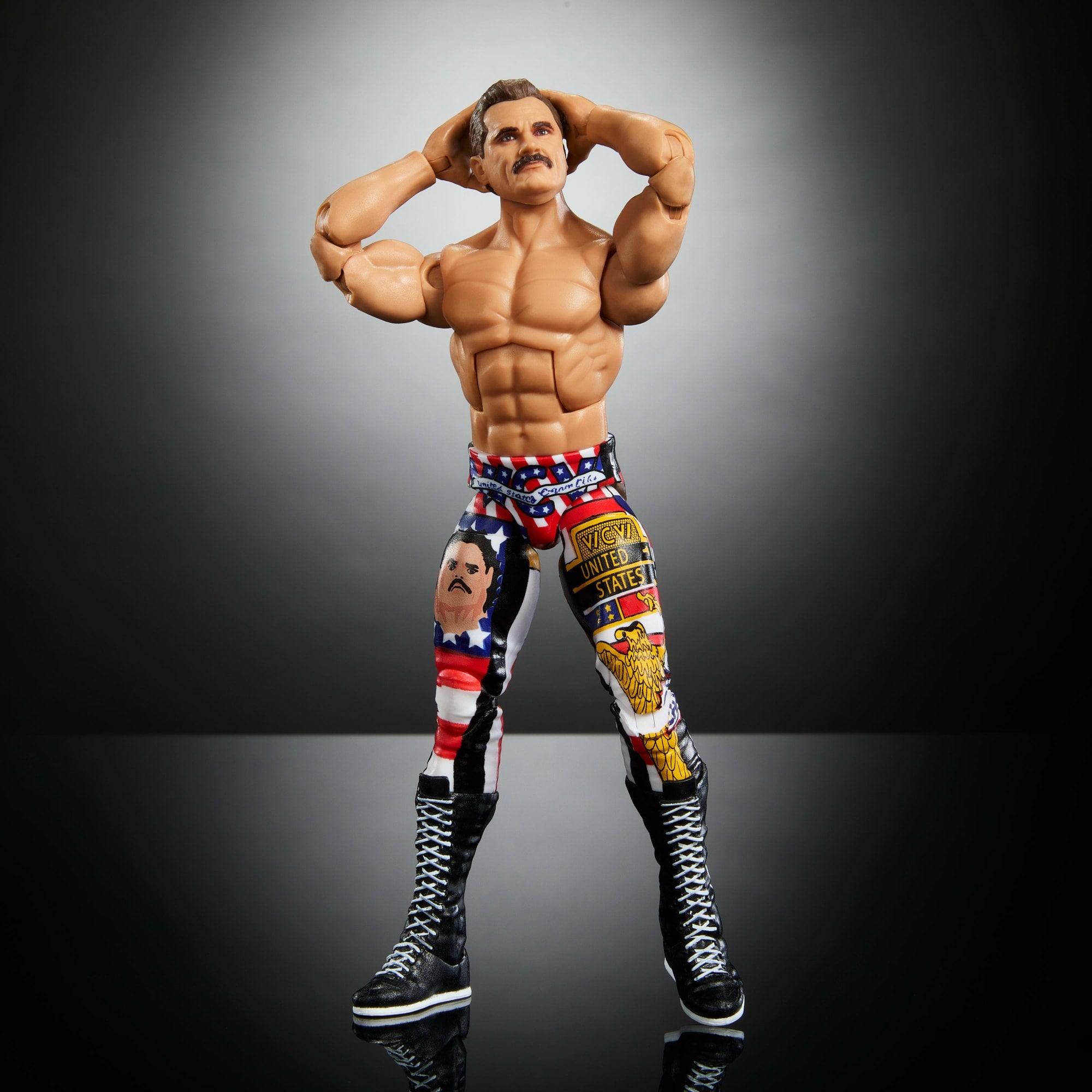 WWE Elite Legends Ravishing Rick Rude Action Figure - Image 3