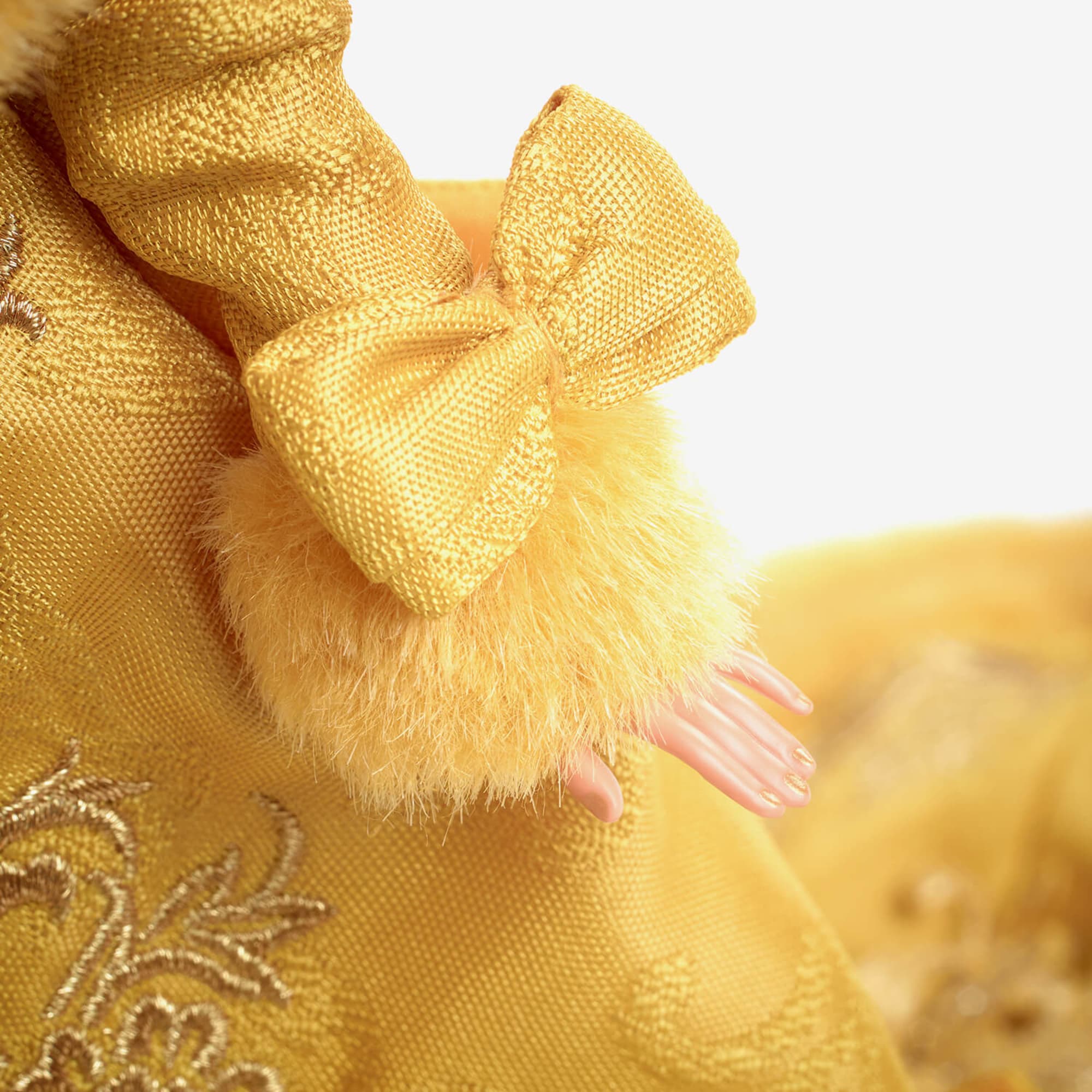 Guo Pei Barbie Doll Wearing Golden-Yellow Gown - Image 7