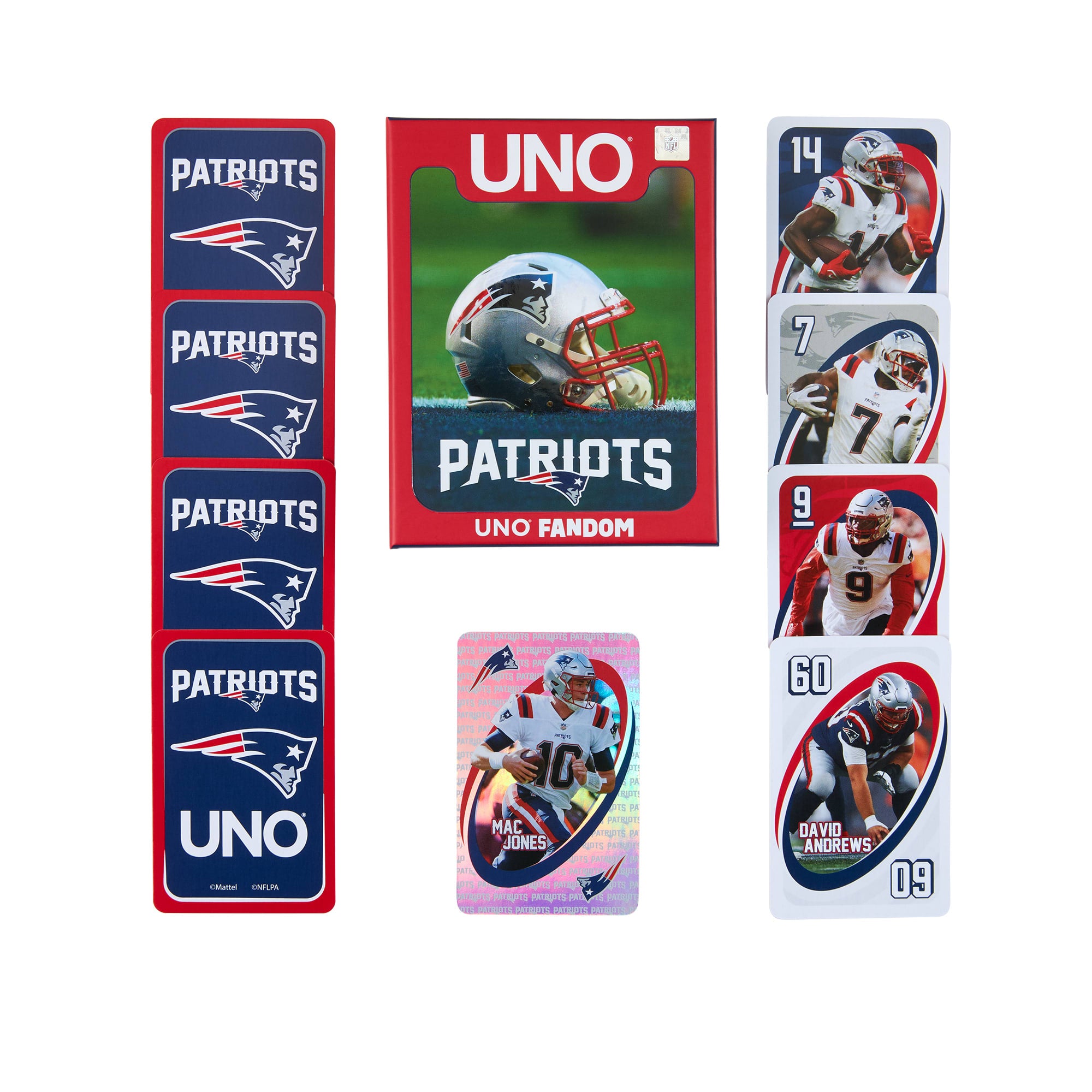 UNO Fandom NFL New England Patriots Game Deck - Image 3