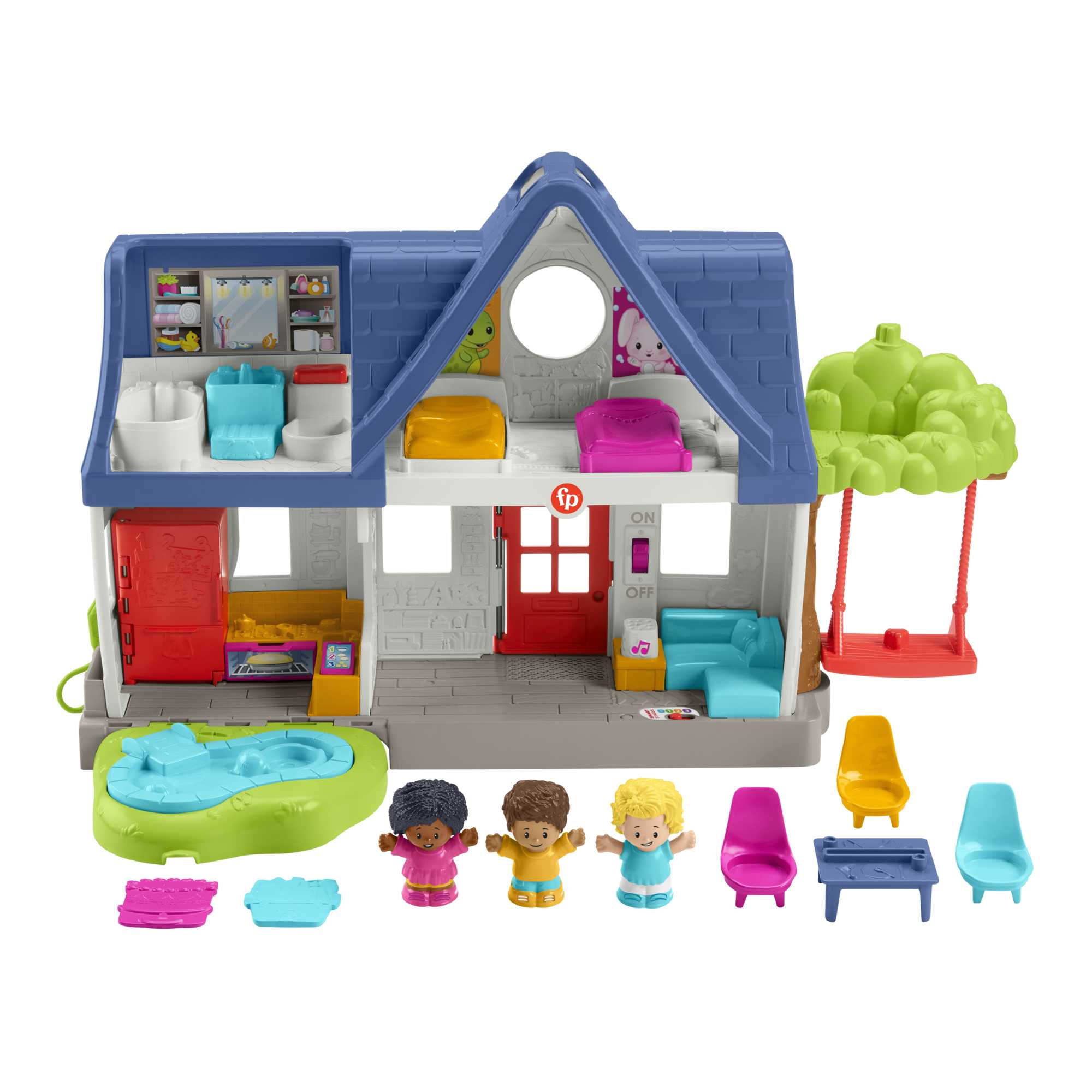 Little People Toddler Learning Toy. Playset With Figures And Music. Friends Together Play House