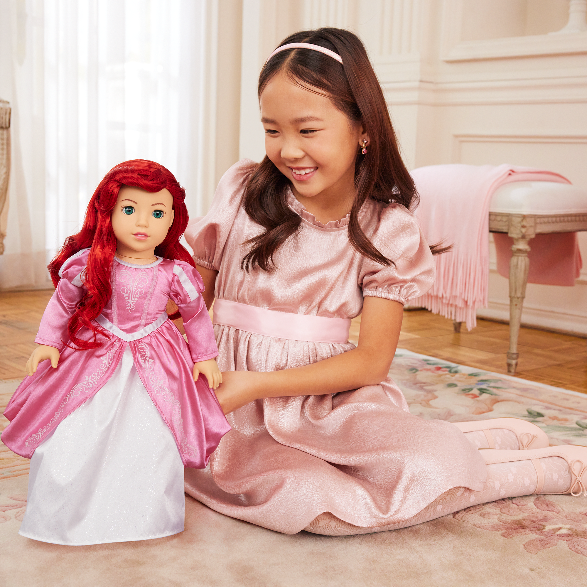 American Girl® Disney Princess Ariel Castle Ball Gown. Sebastian & Accessories for 18-inch Dolls - Image 11