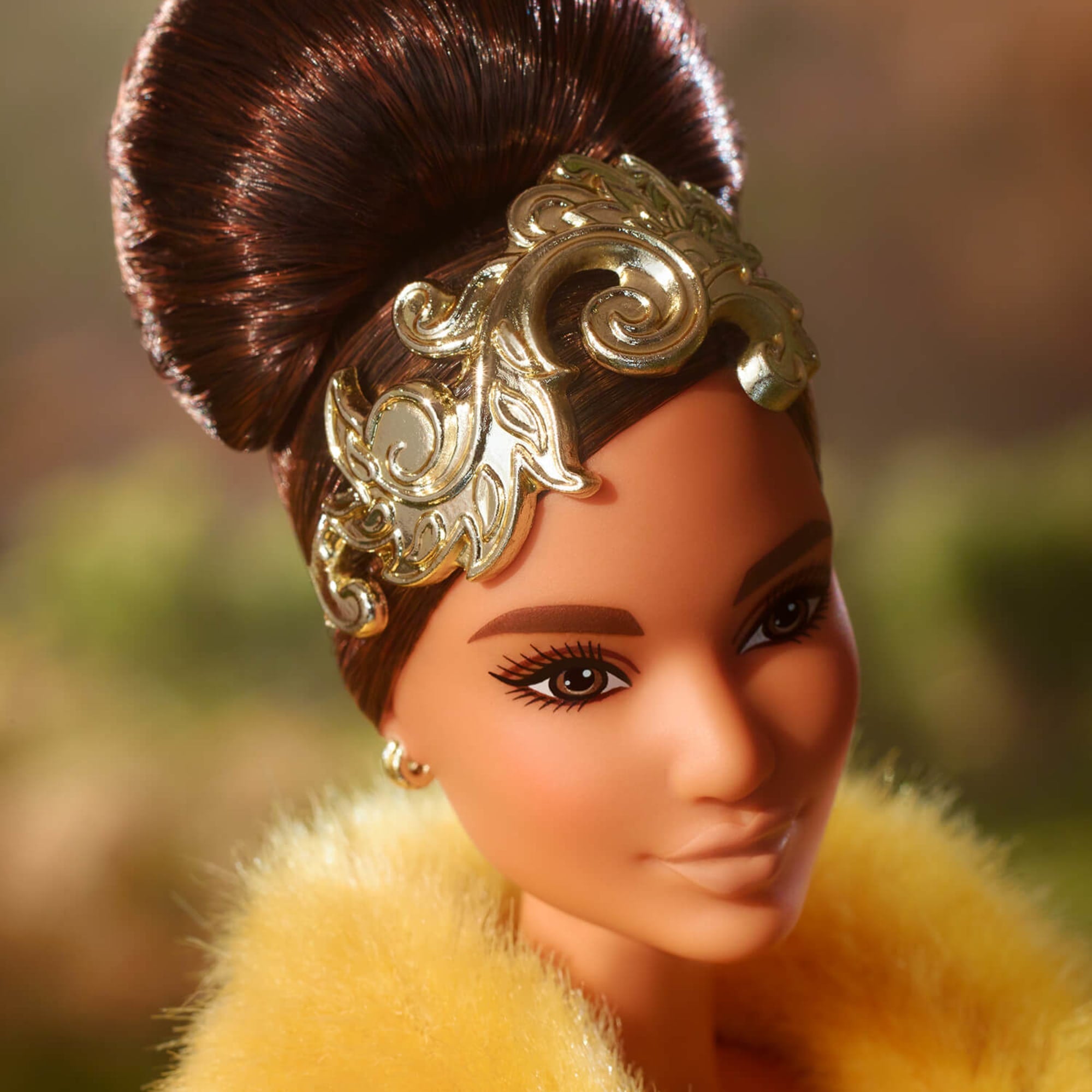 Guo Pei Barbie Doll Wearing Golden-Yellow Gown - Image 13